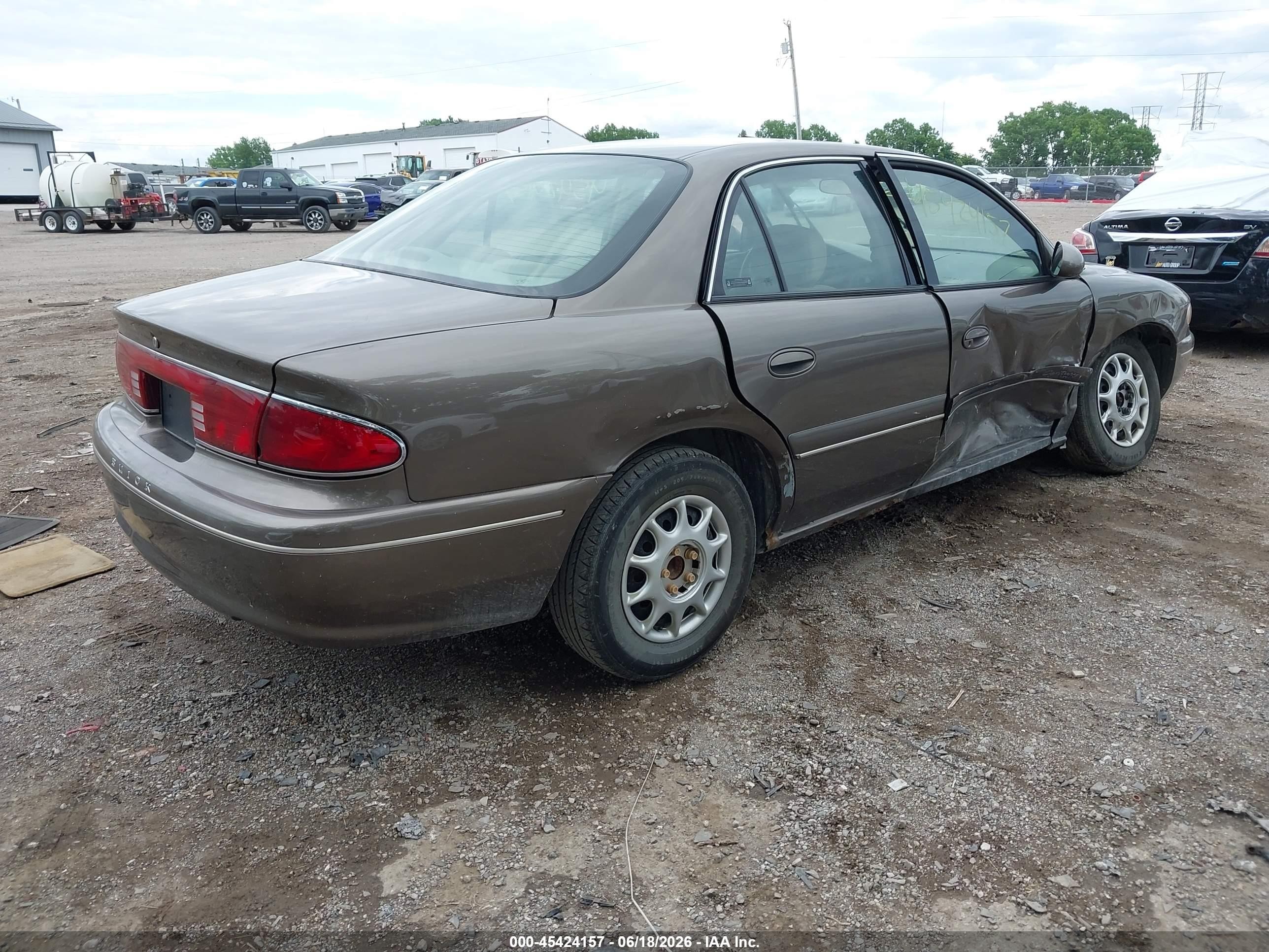 2002 Buick Century Custom Brown vin: 2G4WS52J021187699