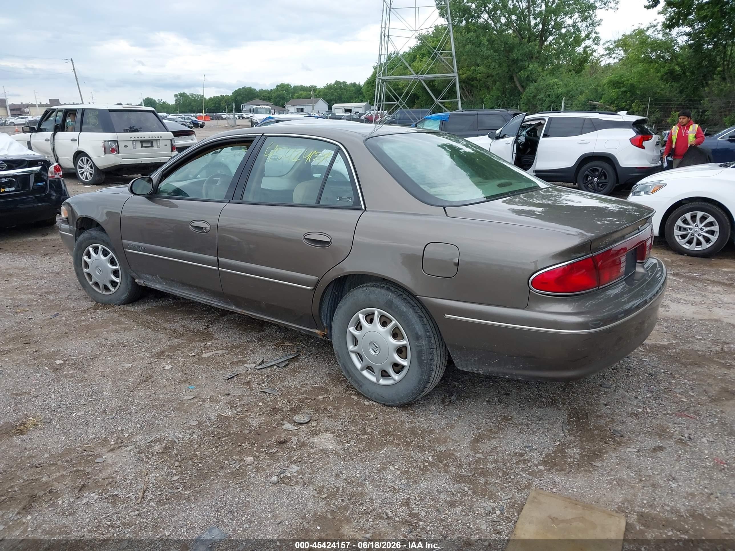 2002 Buick Century Custom Brown vin: 2G4WS52J021187699