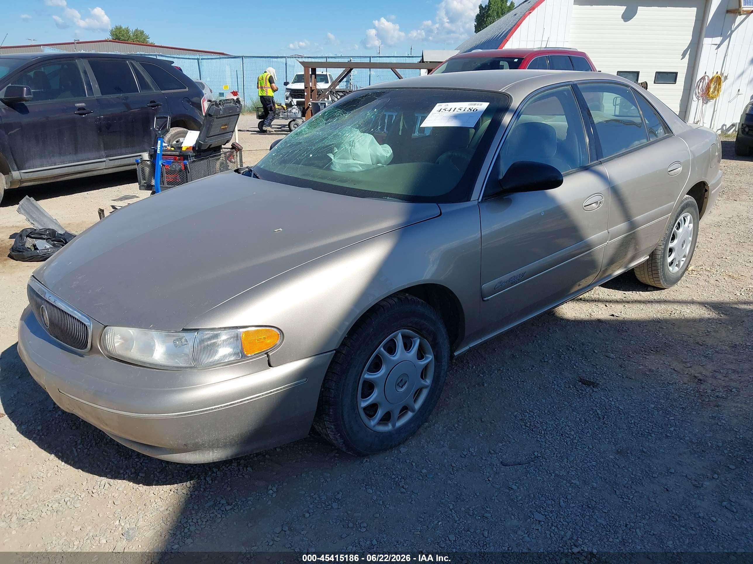 2002 Buick Century Custom Champagne vin: 2G4WS52J021248436