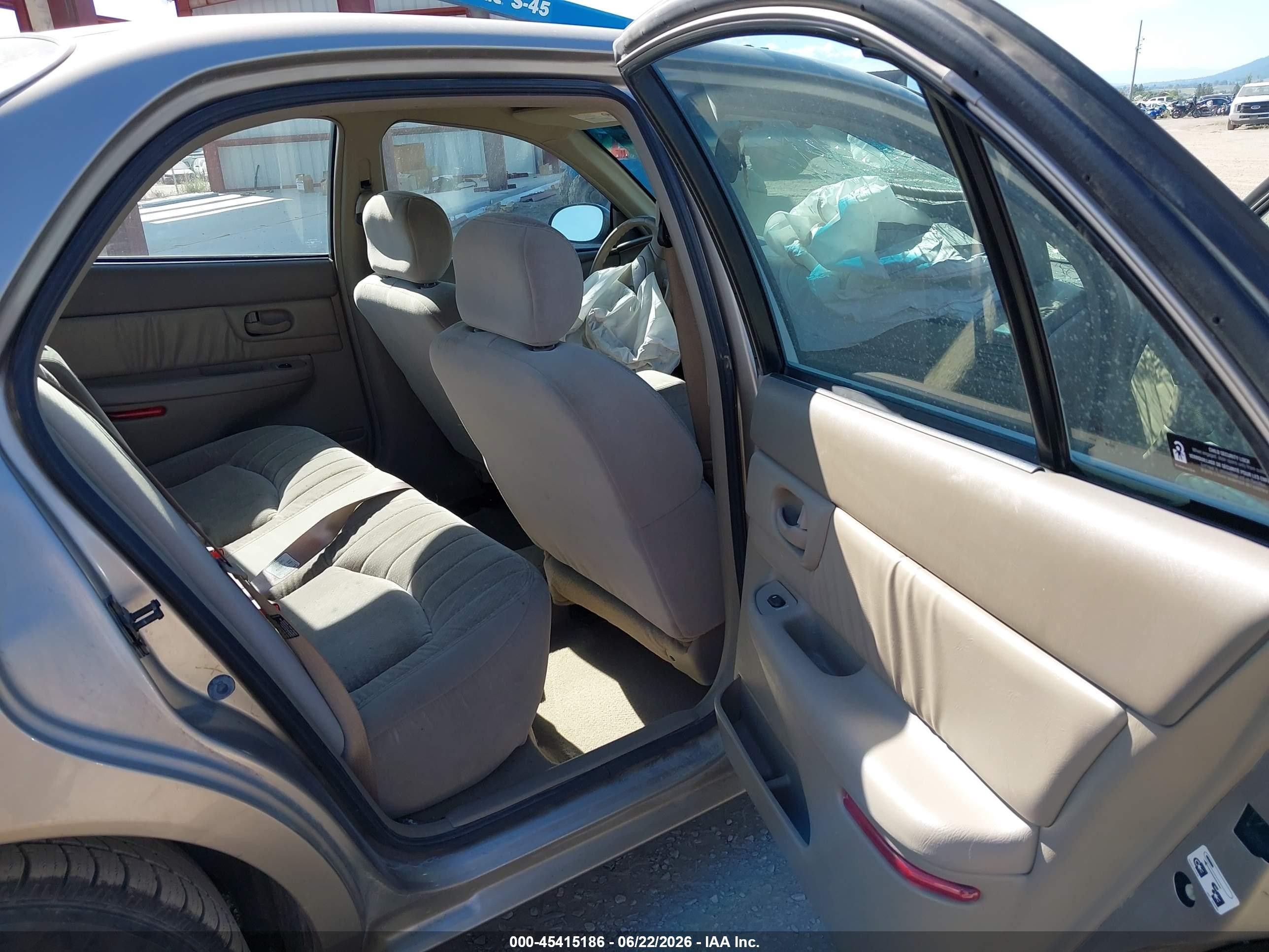 2002 Buick Century Custom Champagne vin: 2G4WS52J021248436