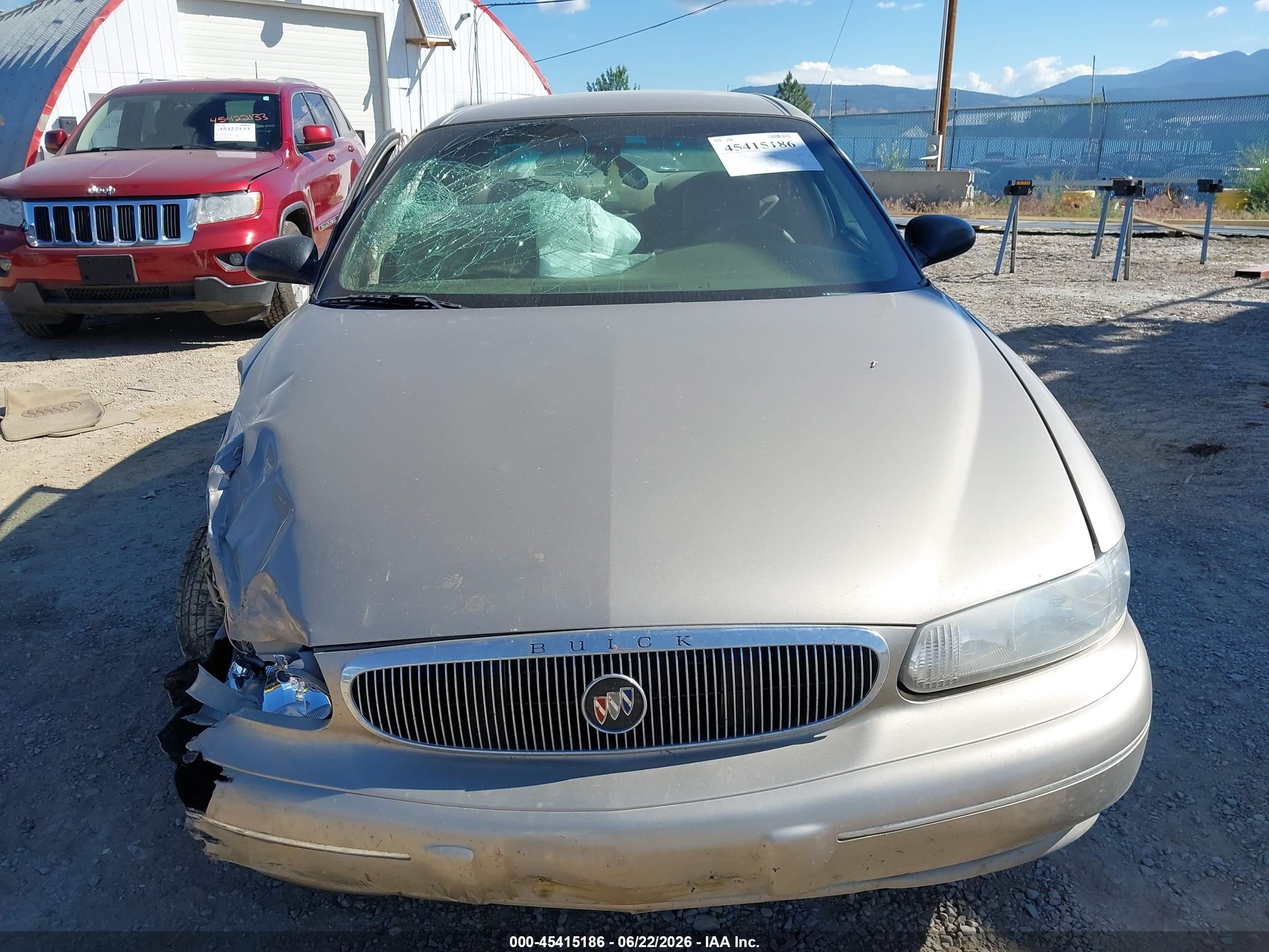 2002 Buick Century Custom Champagne vin: 2G4WS52J021248436