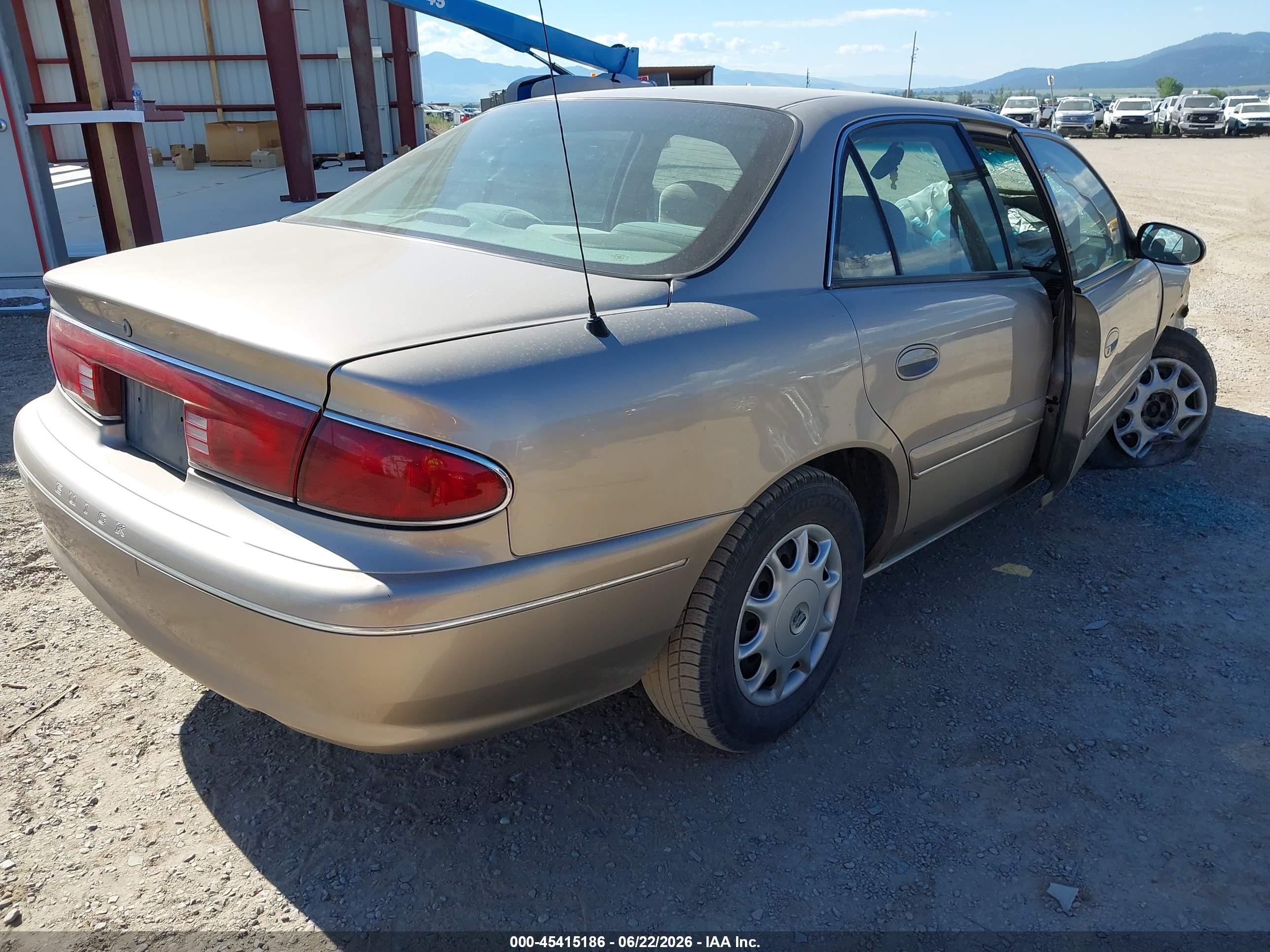 2002 Buick Century Custom Champagne vin: 2G4WS52J021248436