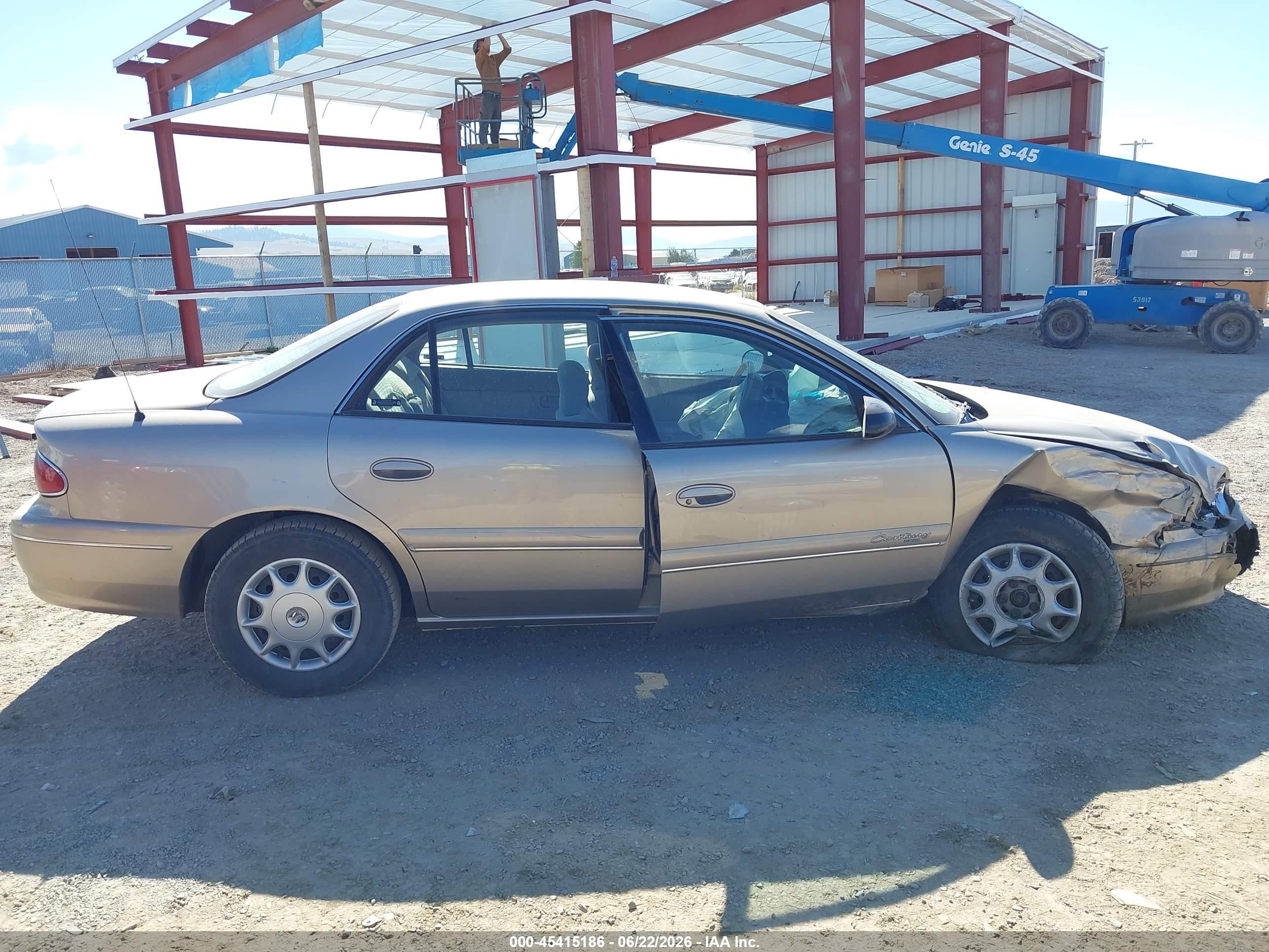 2002 Buick Century Custom Champagne vin: 2G4WS52J021248436