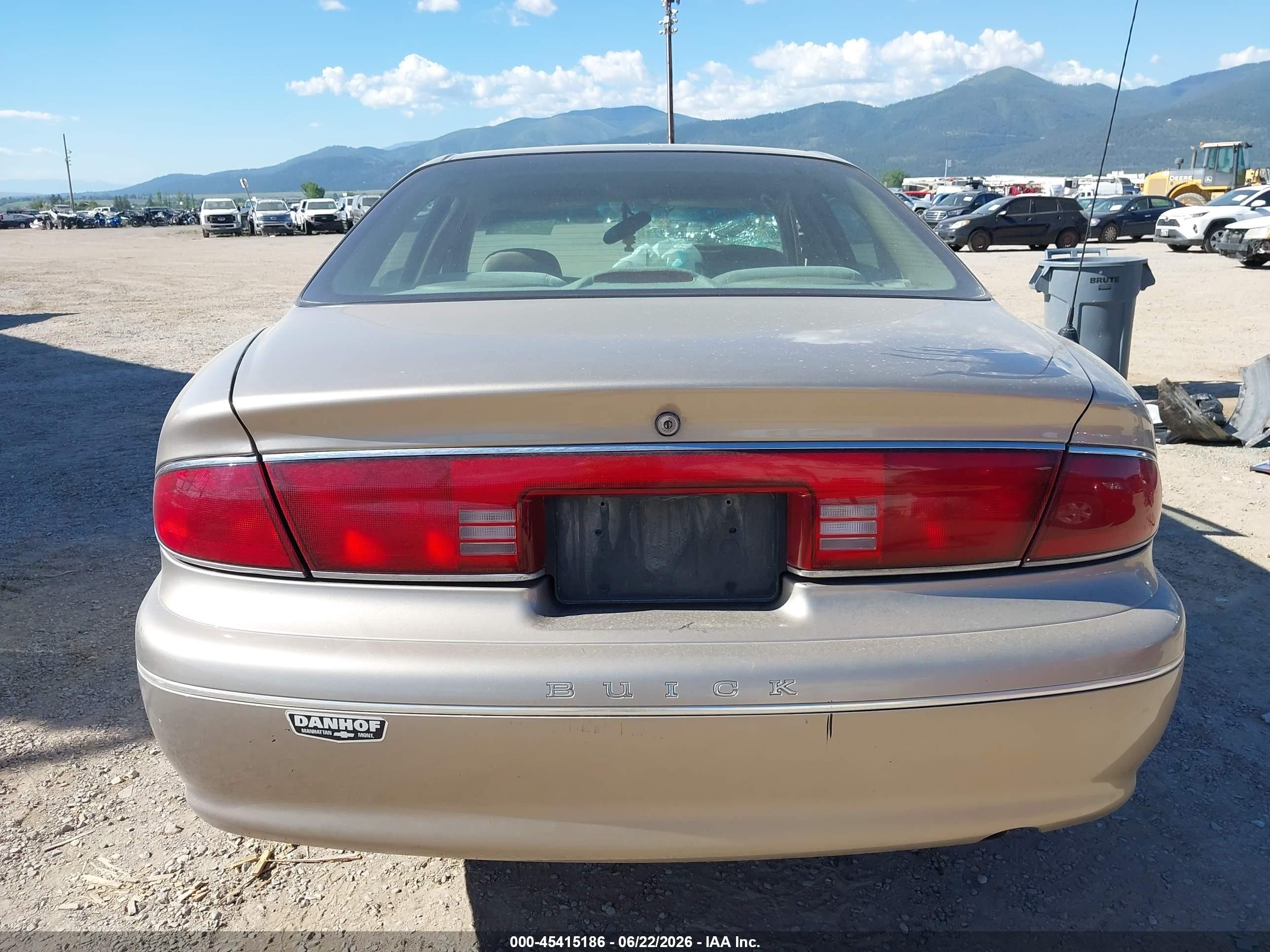 2002 Buick Century Custom Champagne vin: 2G4WS52J021248436