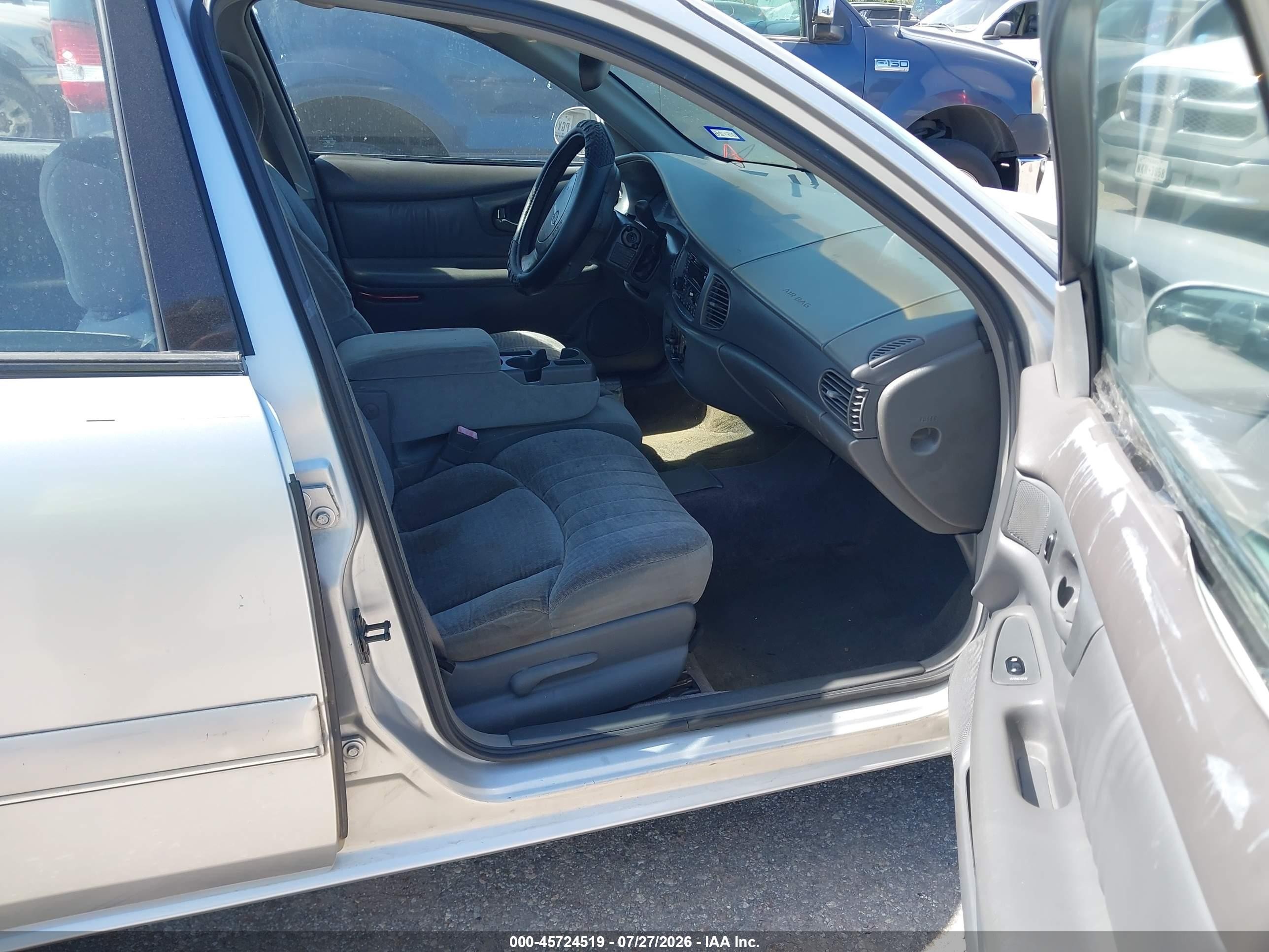 2002 Buick Century Custom Серебряный vin: 2G4WS52J021258707