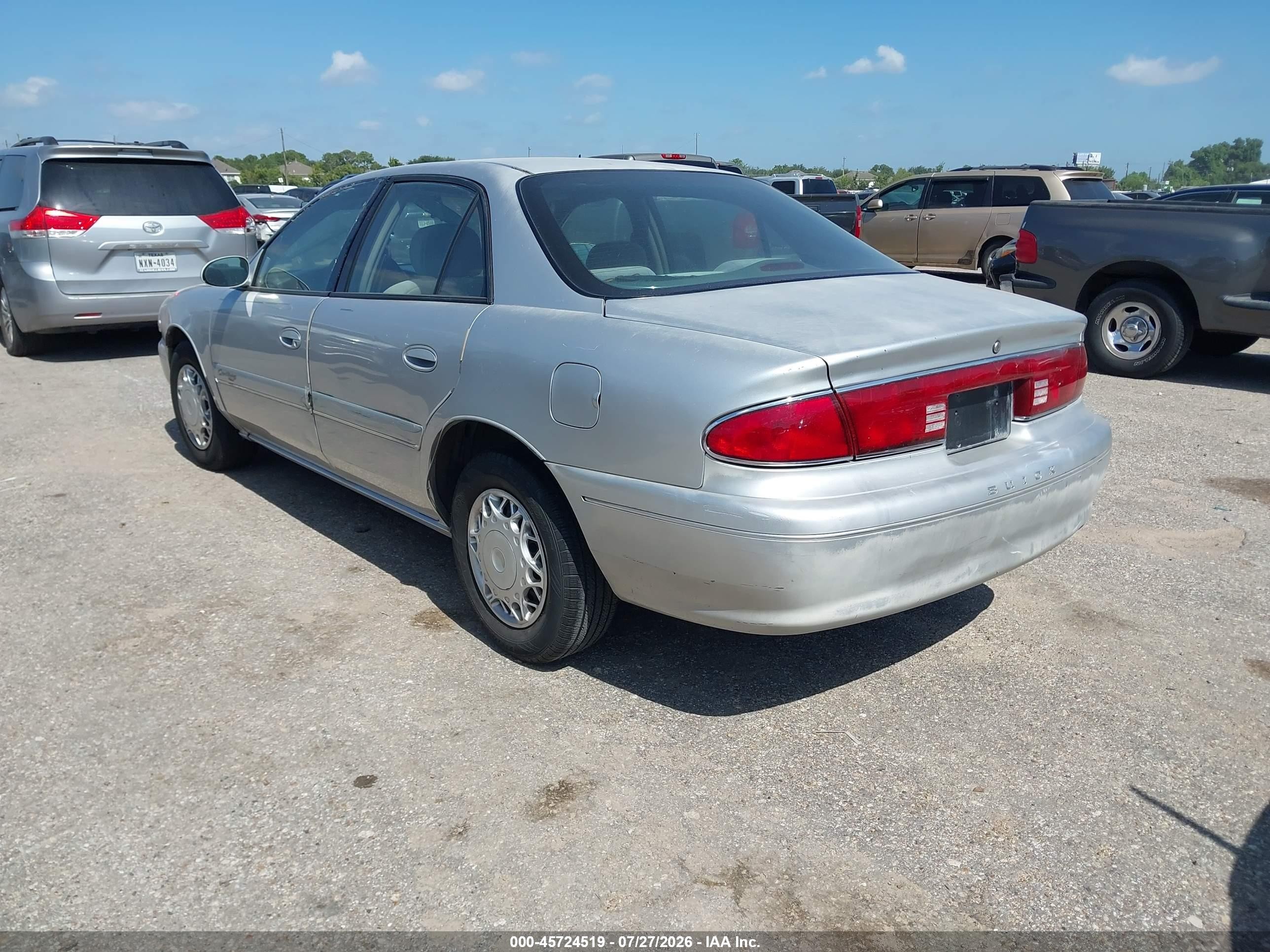 2002 Buick Century Custom Серебряный vin: 2G4WS52J021258707