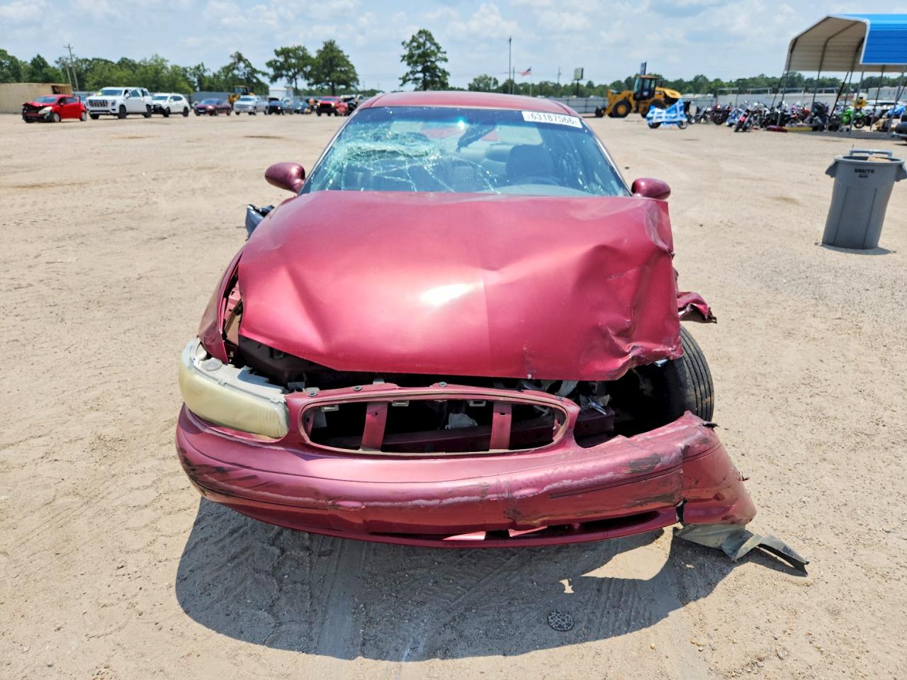 2003 Buick Century Custom Red vin: 2G4WS52J031189969