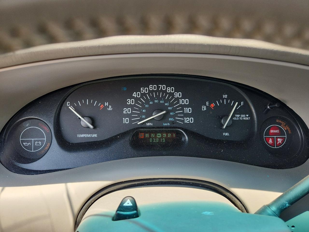 2003 Buick Century Custom Red vin: 2G4WS52J031189969