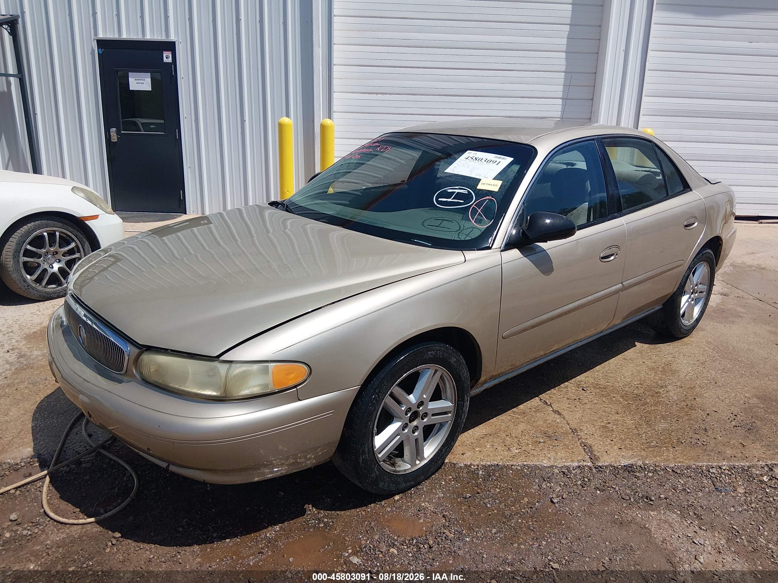 2004 Buick Century   Gold vin: 2G4WS52J041188452