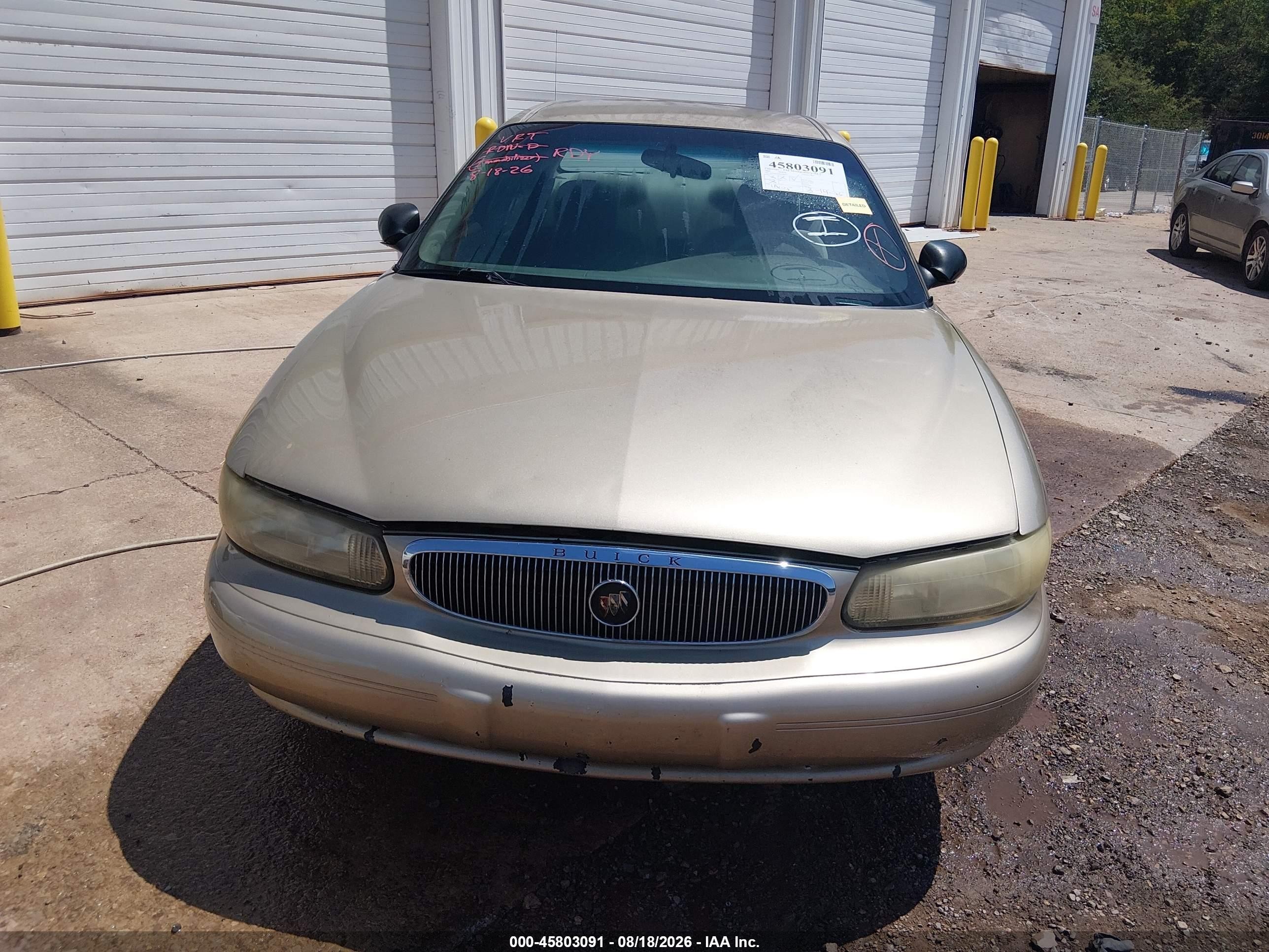2004 Buick Century   Gold vin: 2G4WS52J041188452