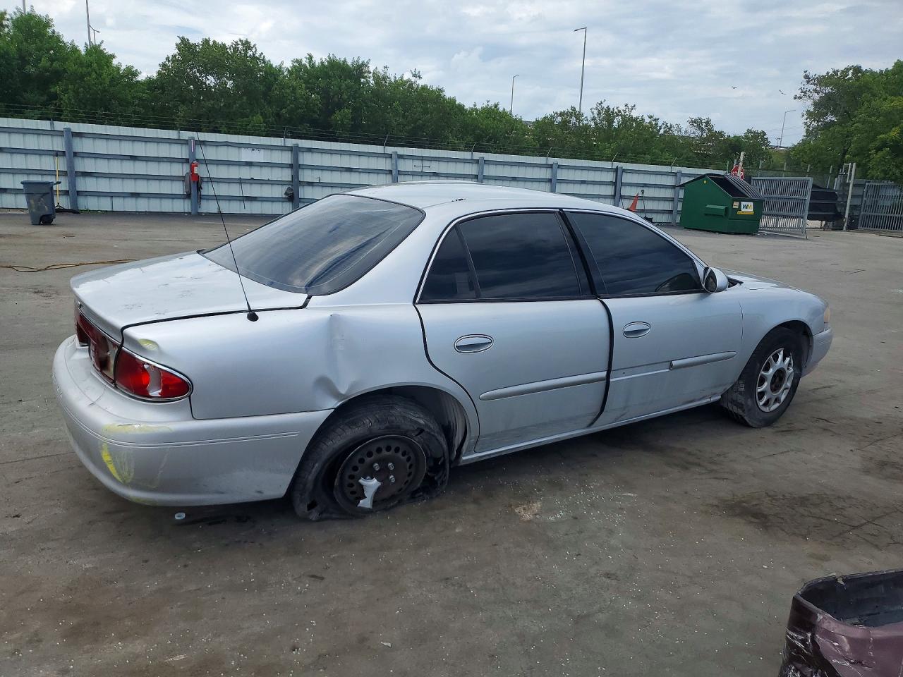 2004 Buick Century Custom Silver vin: 2G4WS52J041196020