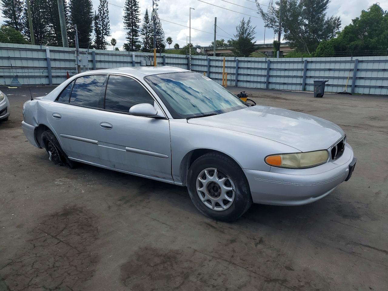2004 Buick Century Custom Silver vin: 2G4WS52J041196020