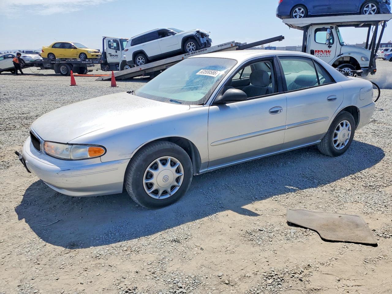 2004 Buick Century Custom Silver vin: 2G4WS52J041293346