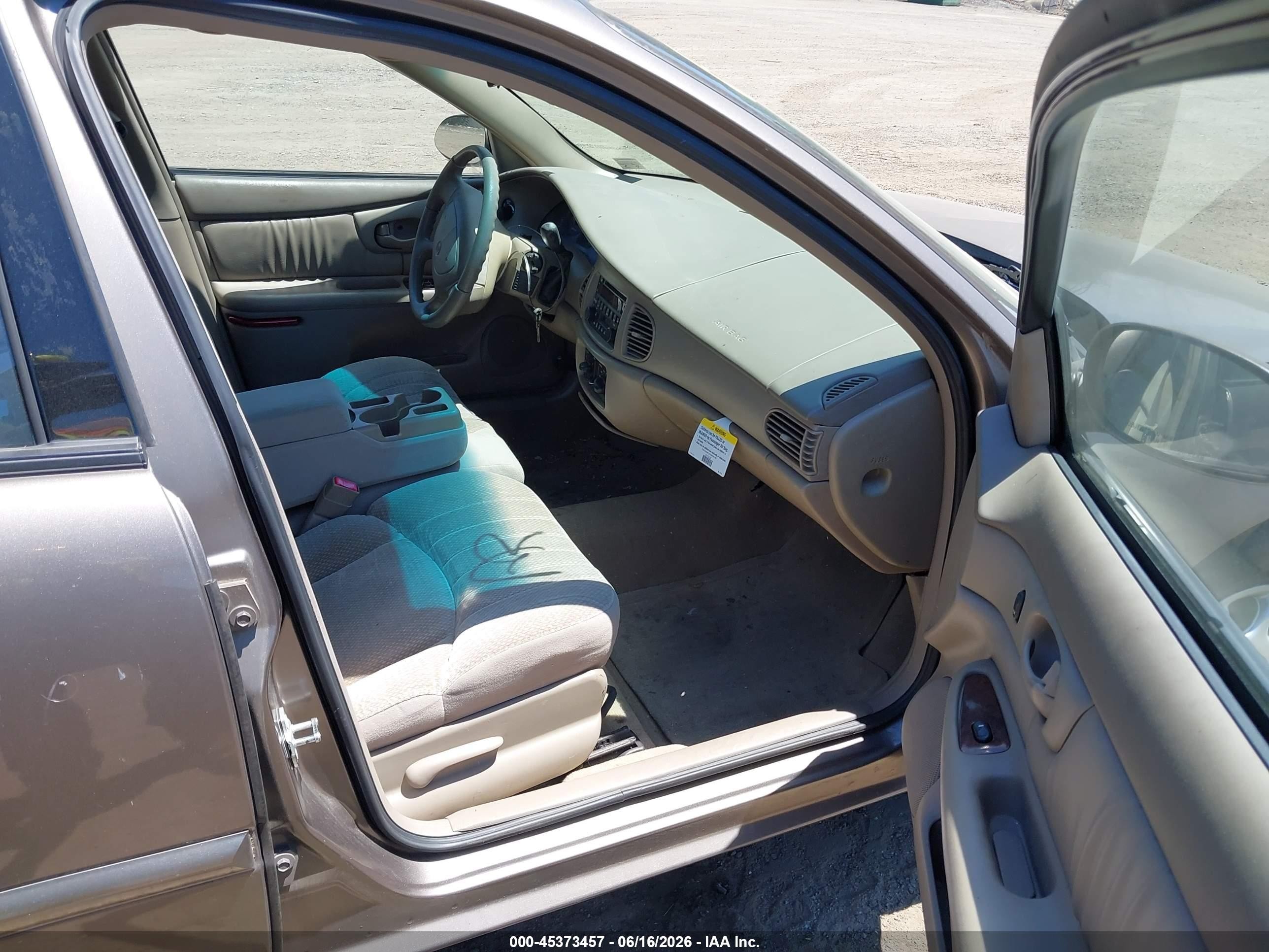 2004 Buick Century   Gold vin: 2G4WS52J041318455