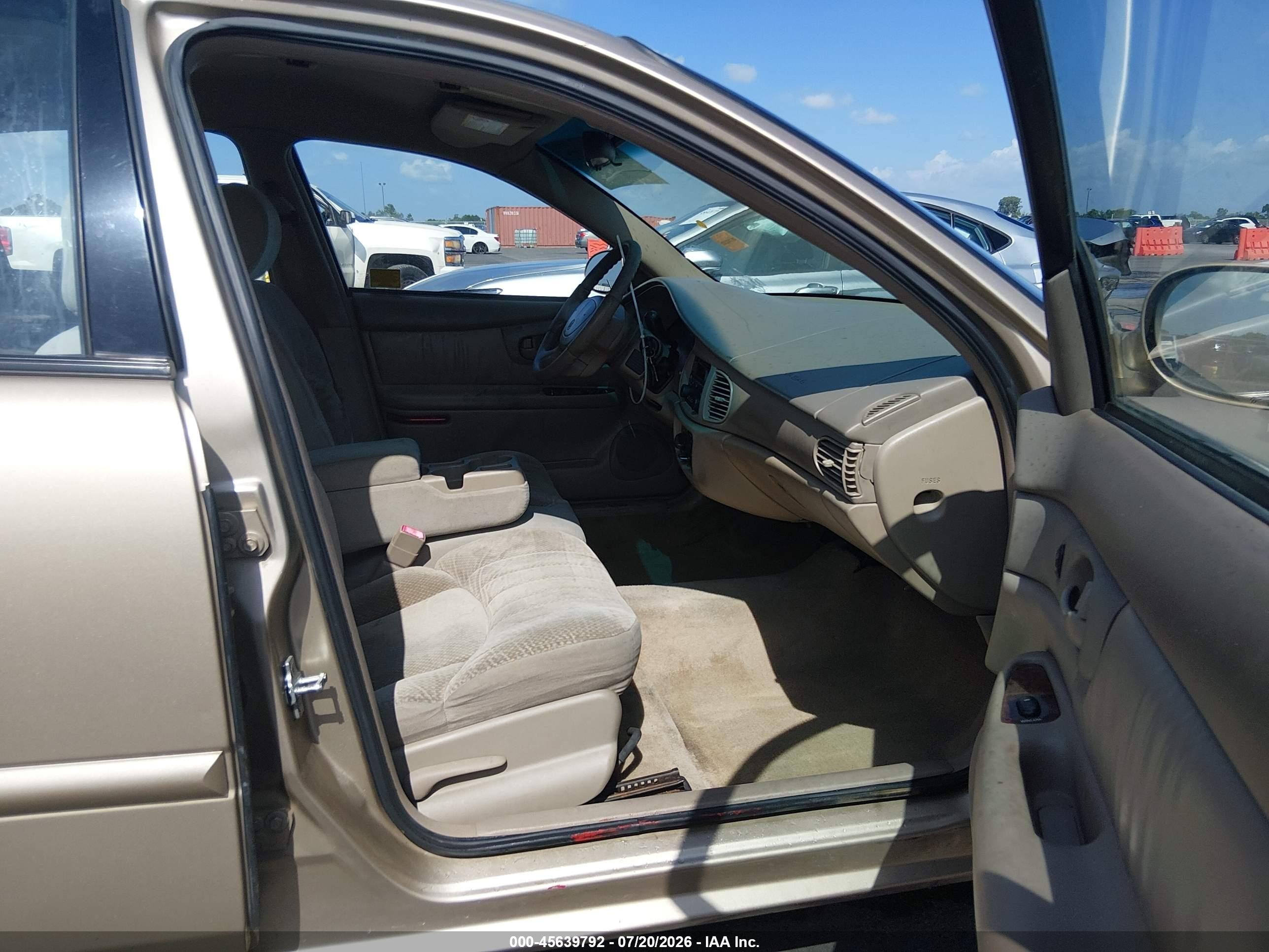 2005 Buick Century   Gold vin: 2G4WS52J051122792