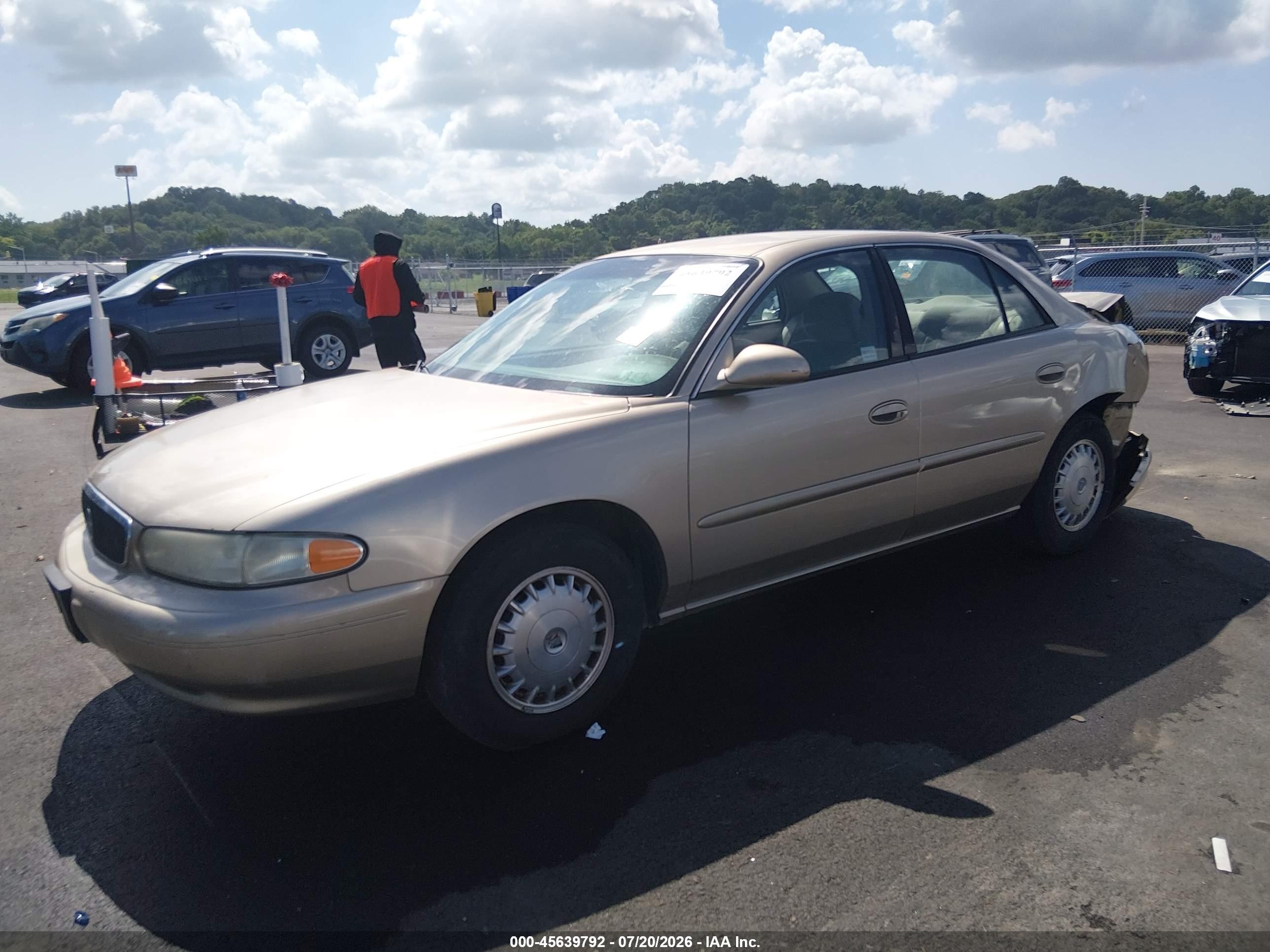2005 Buick Century   Gold vin: 2G4WS52J051122792