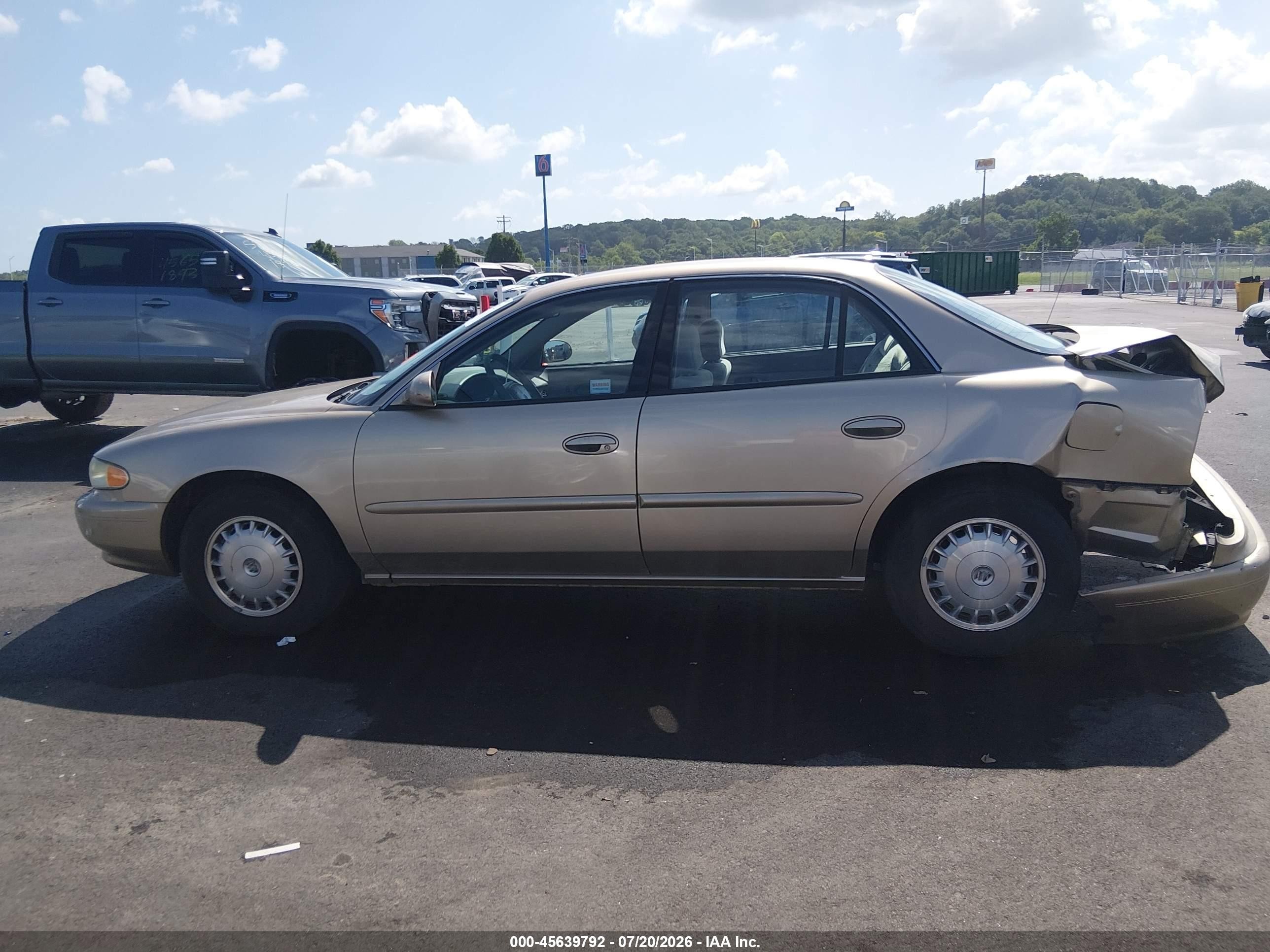 2005 Buick Century   Gold vin: 2G4WS52J051122792