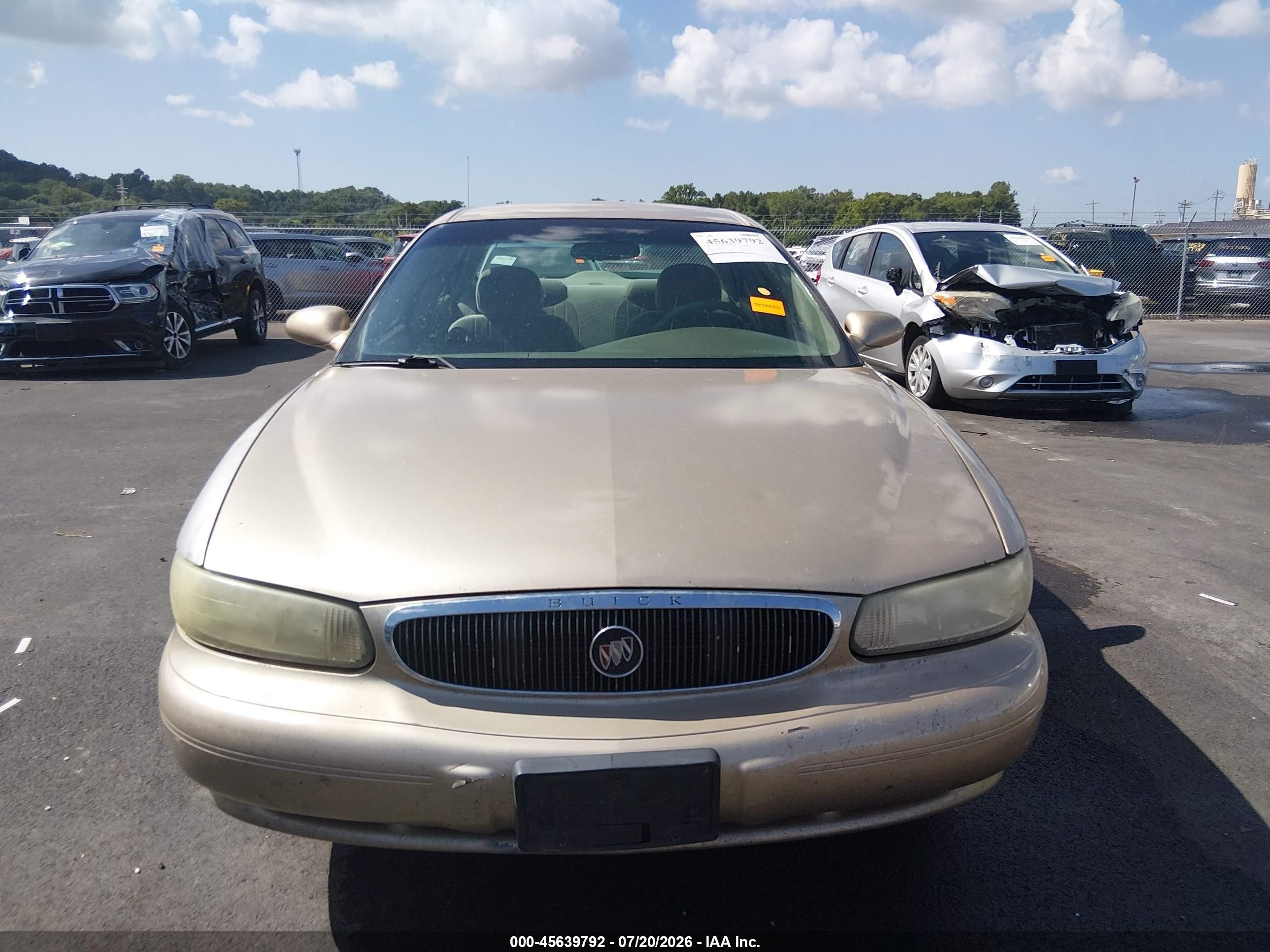 2005 Buick Century   Gold vin: 2G4WS52J051122792