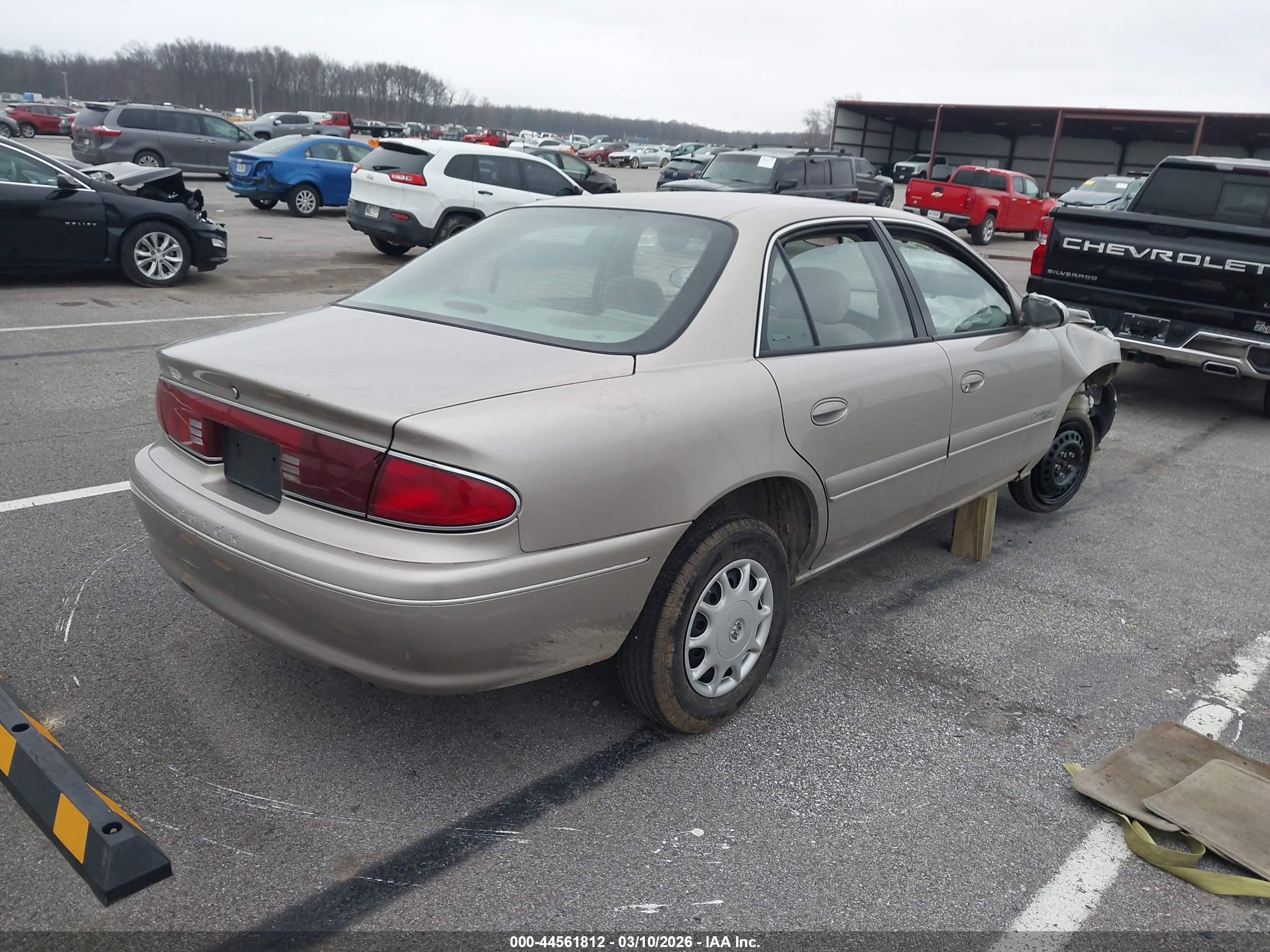 2001 Buick Century Custom Tan vin: 2G4WS52J111165547