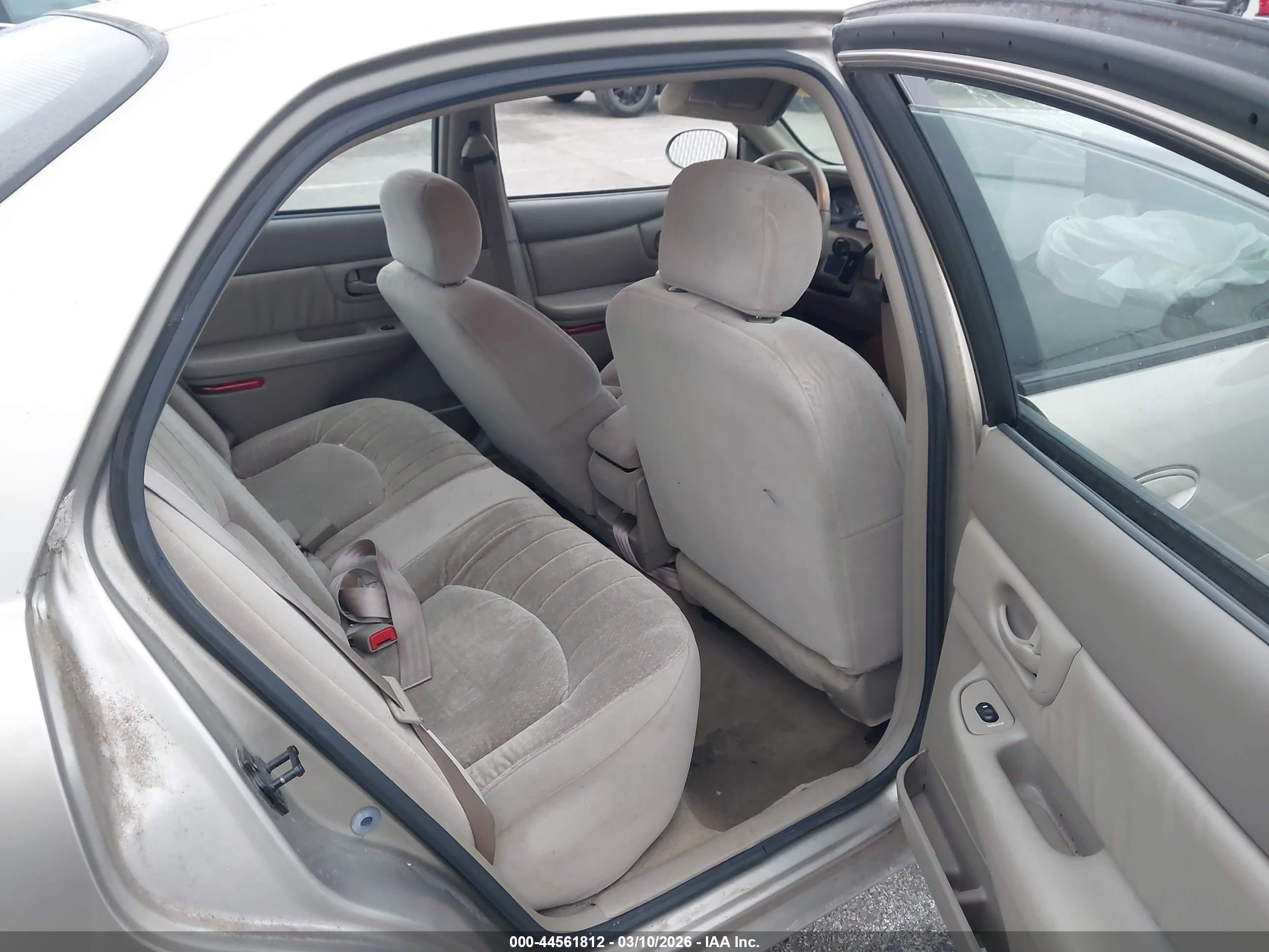 2001 Buick Century Custom Tan vin: 2G4WS52J111165547