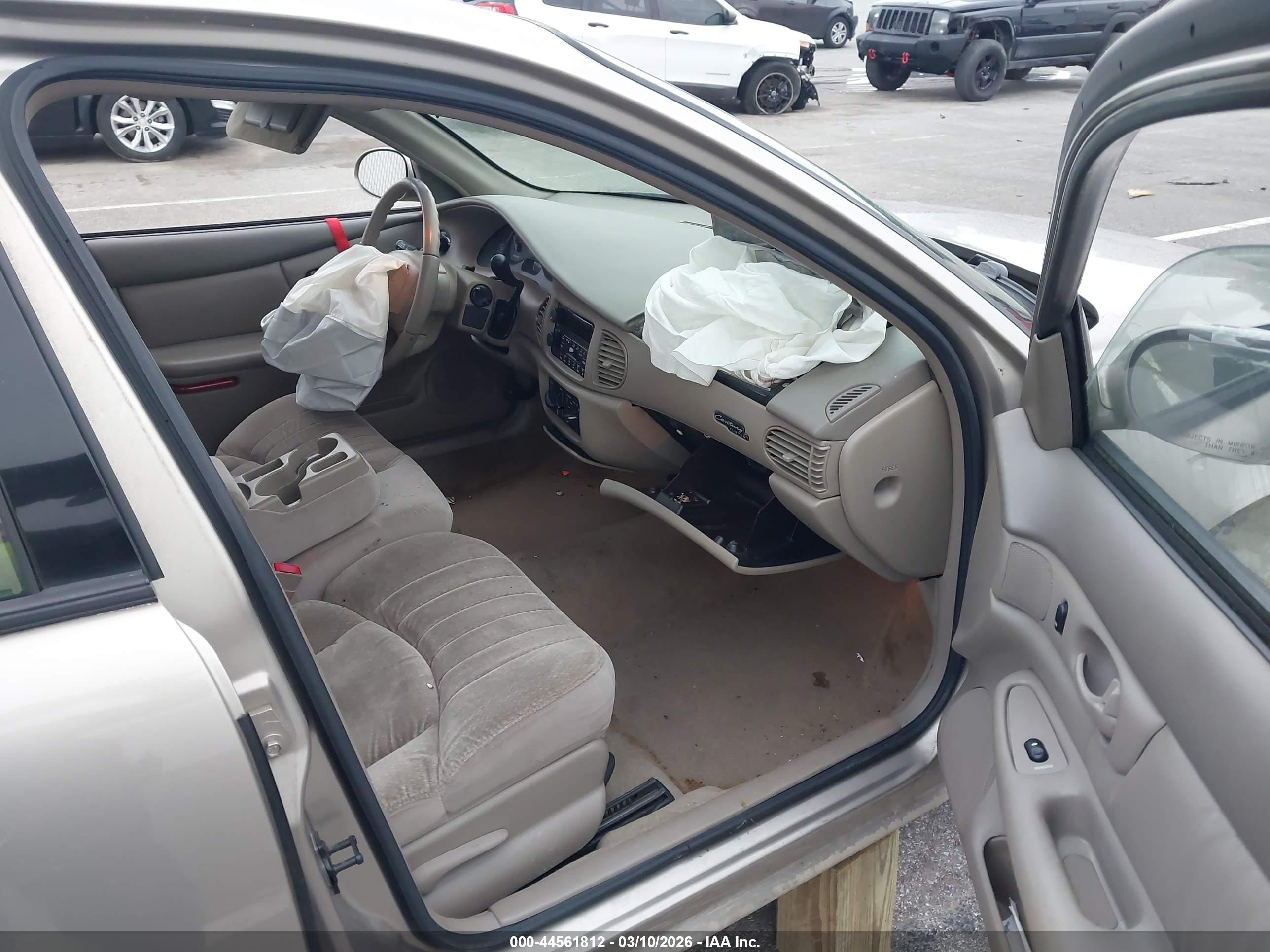 2001 Buick Century Custom Tan vin: 2G4WS52J111165547