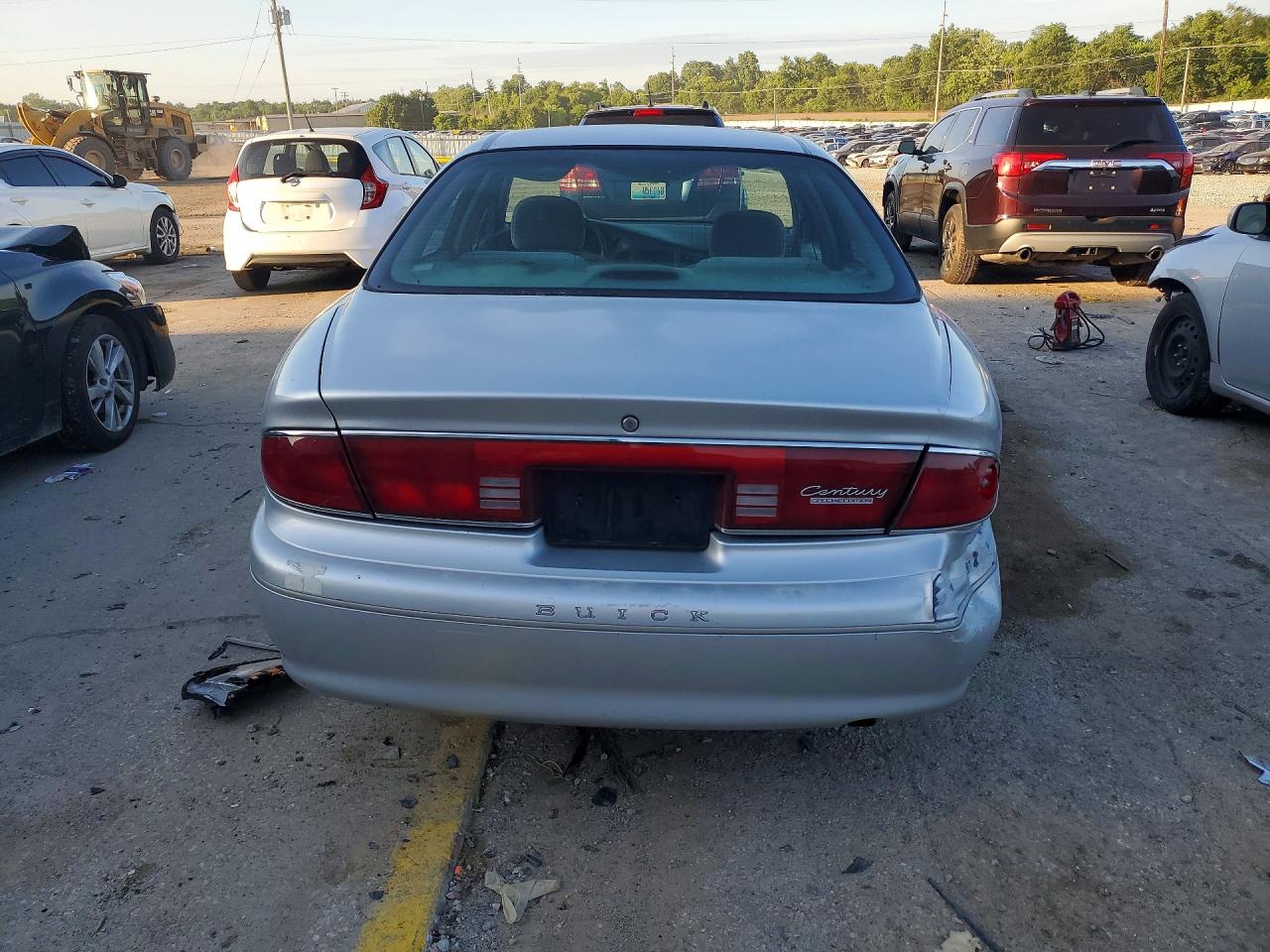2002 Buick Century Custom Silver vin: 2G4WS52J121160835
