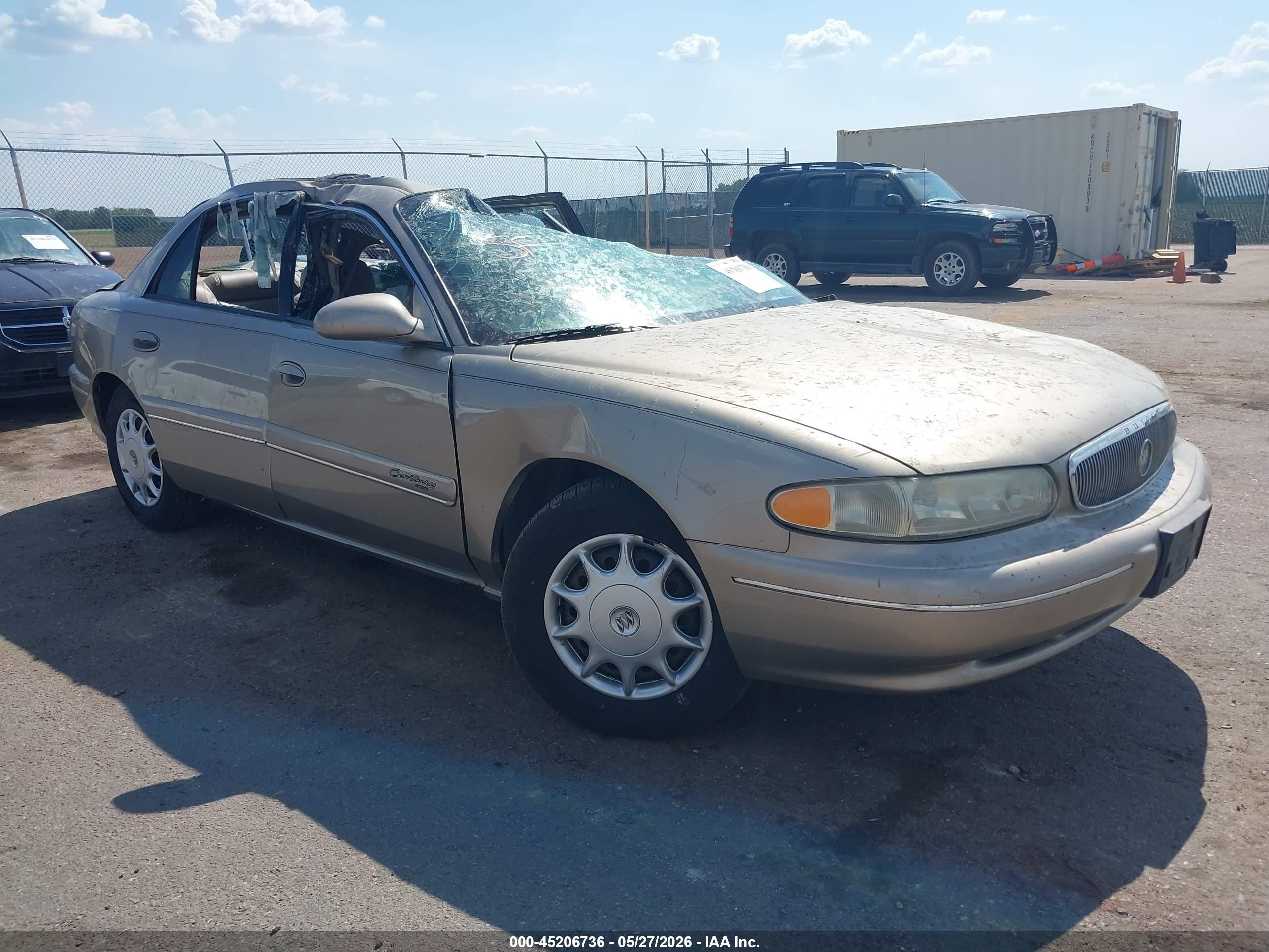 2002 Buick Century Custom Gold vin: 2G4WS52J121215851