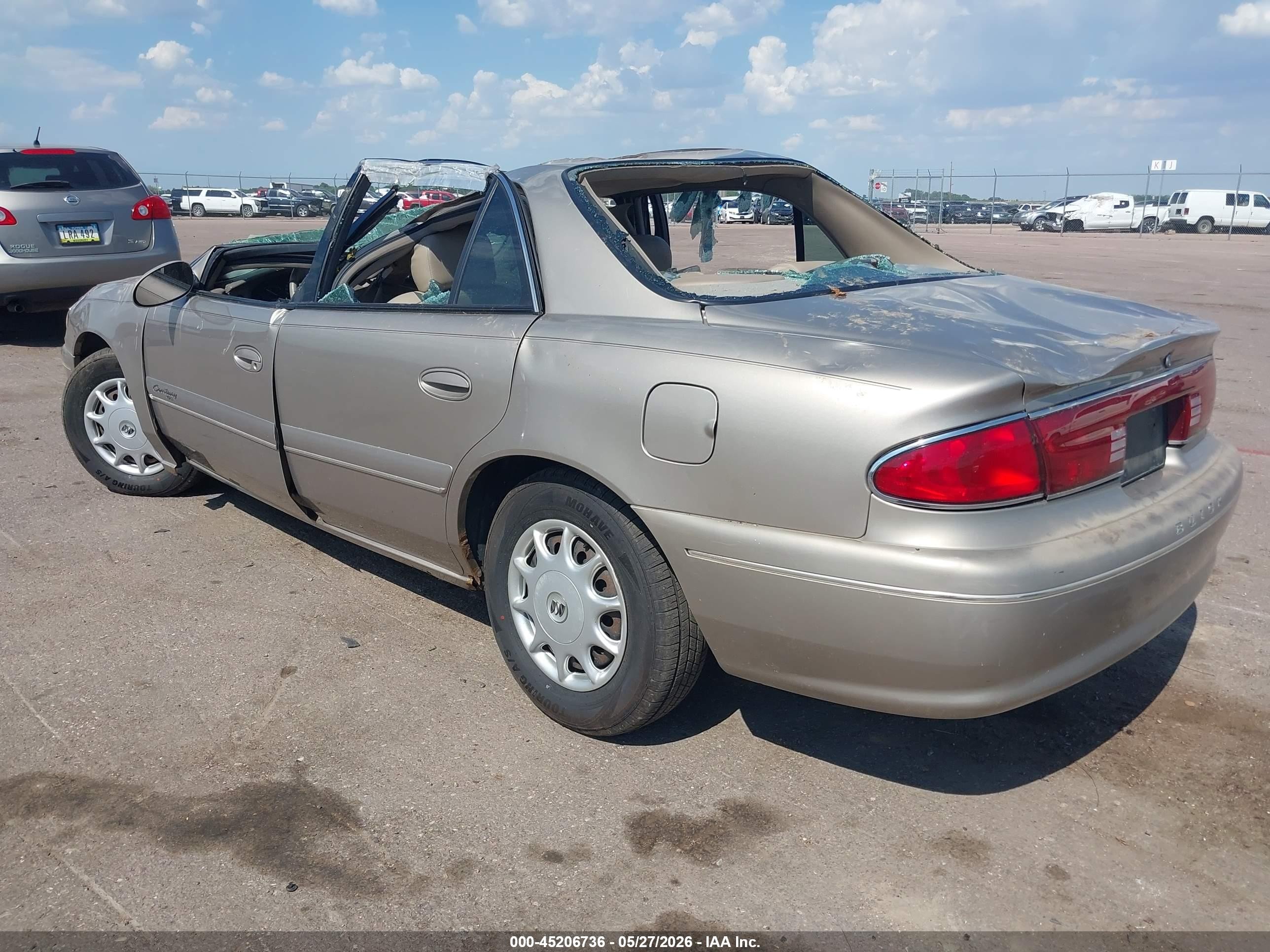 2002 Buick Century Custom Gold vin: 2G4WS52J121215851