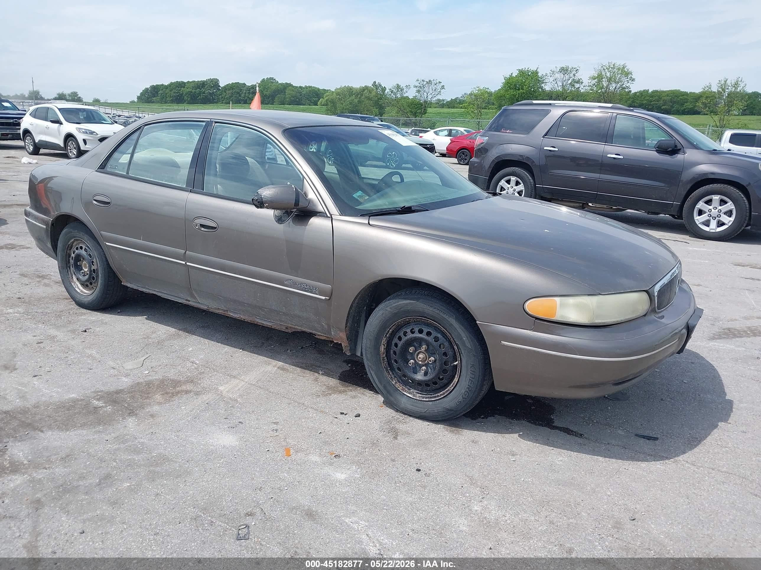 2002 Buick Century Custom Brown vin: 2G4WS52J121235226