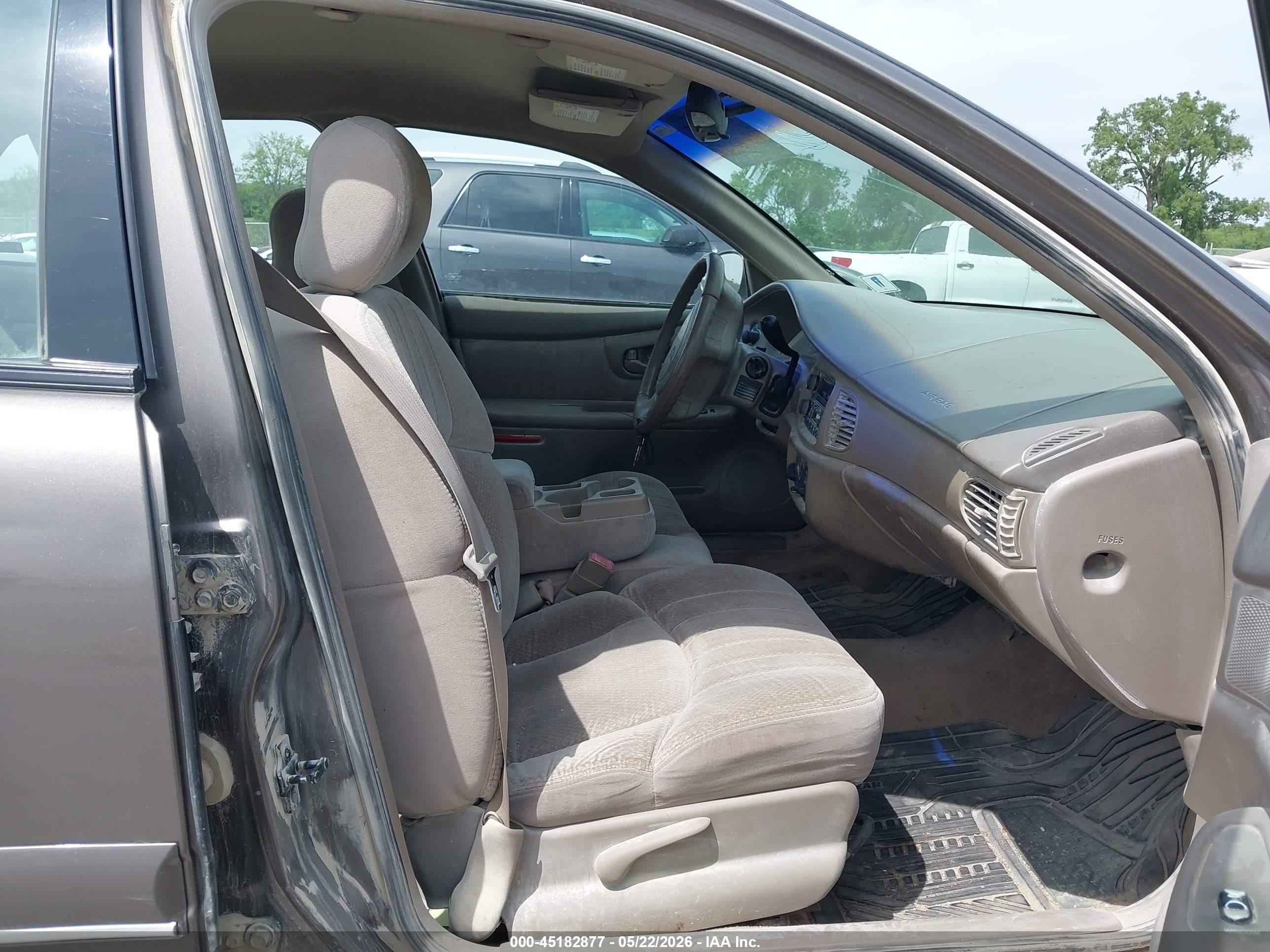 2002 Buick Century Custom Brown vin: 2G4WS52J121235226