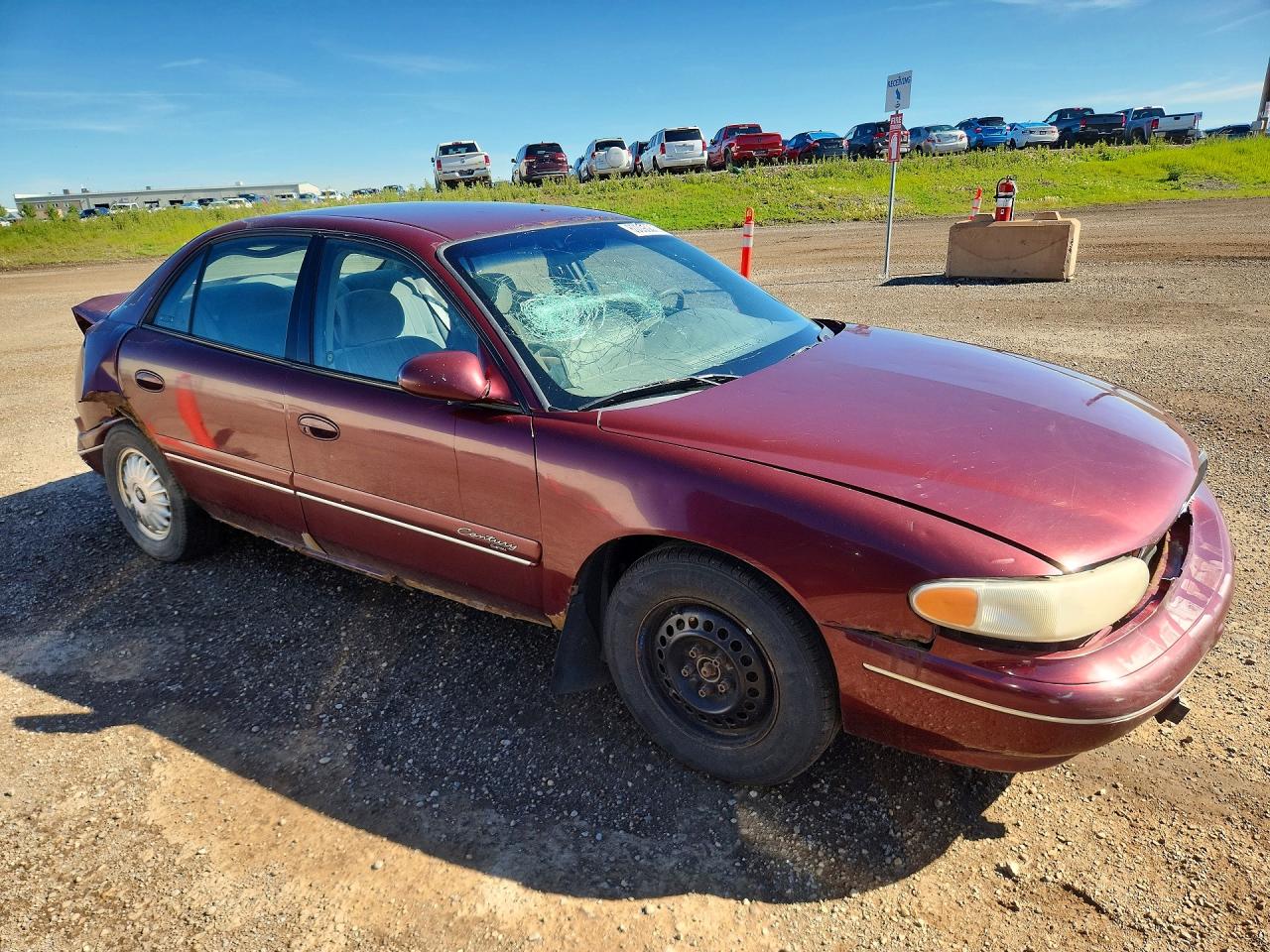 2002 Buick Century Custom Burgundy vin: 2G4WS52J121279548