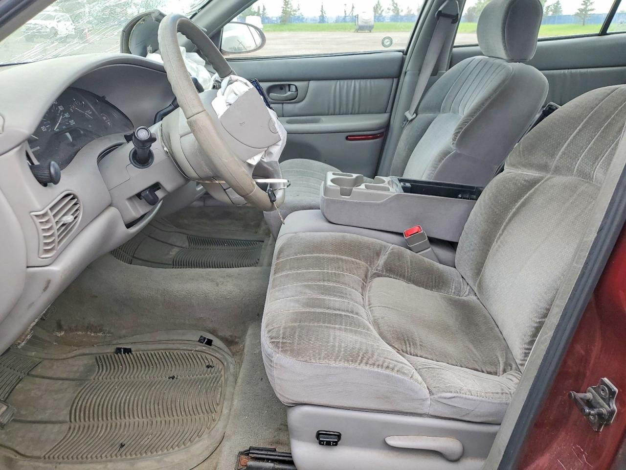 2002 Buick Century Custom Burgundy vin: 2G4WS52J121279548