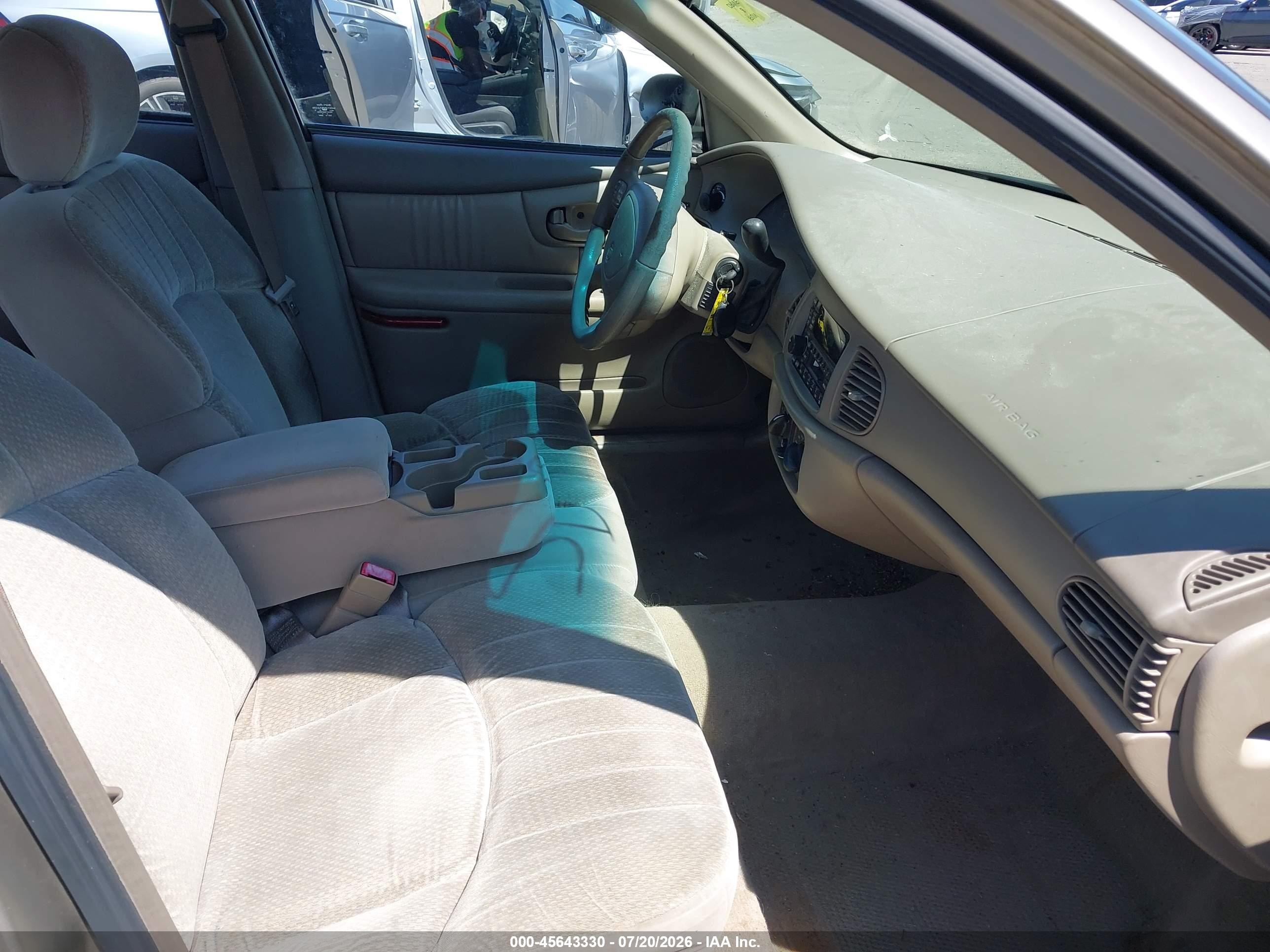 2002 Buick Century Custom Gray vin: 2G4WS52J121289965