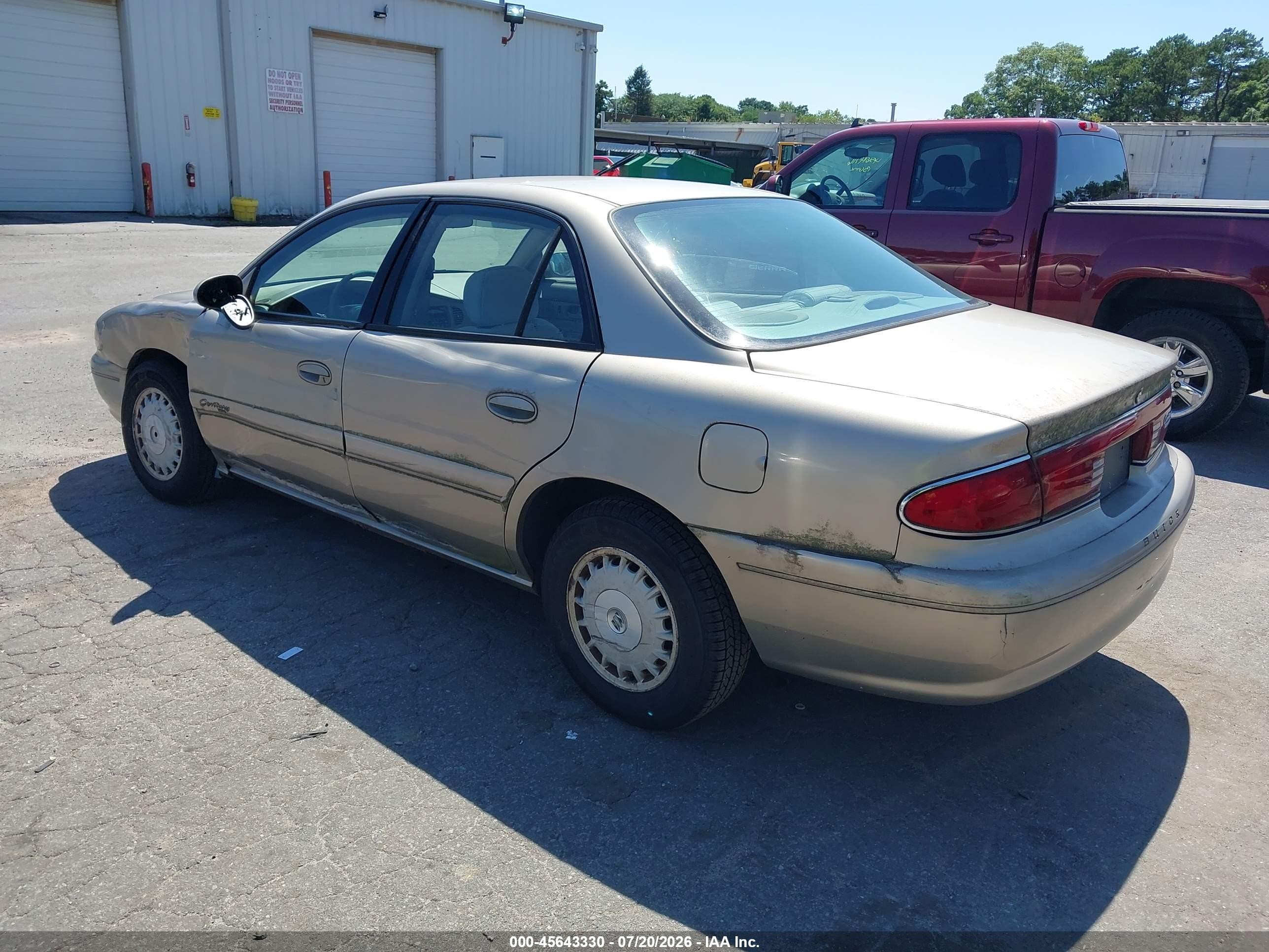 2002 Buick Century Custom Gray vin: 2G4WS52J121289965
