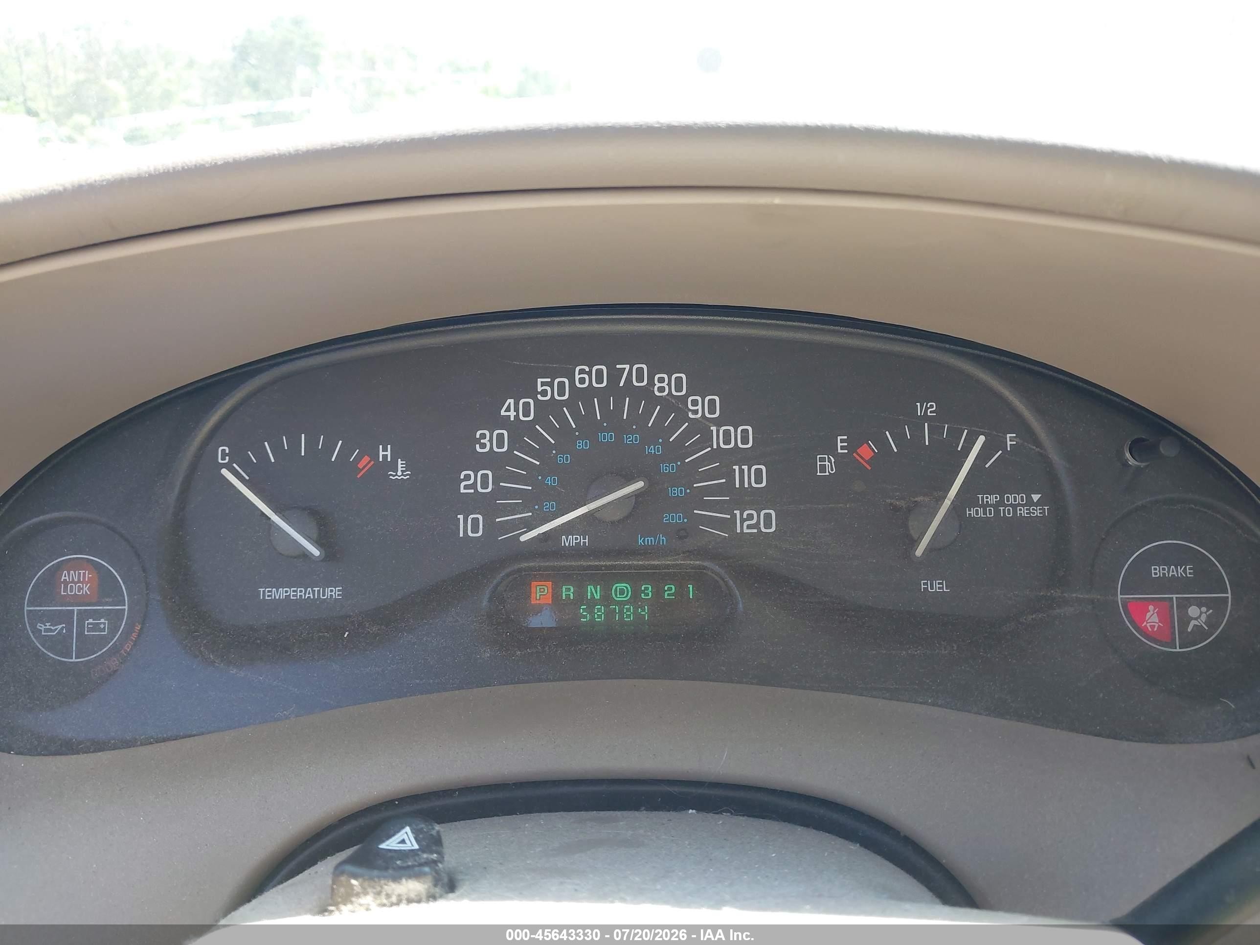 2002 Buick Century Custom Gray vin: 2G4WS52J121289965