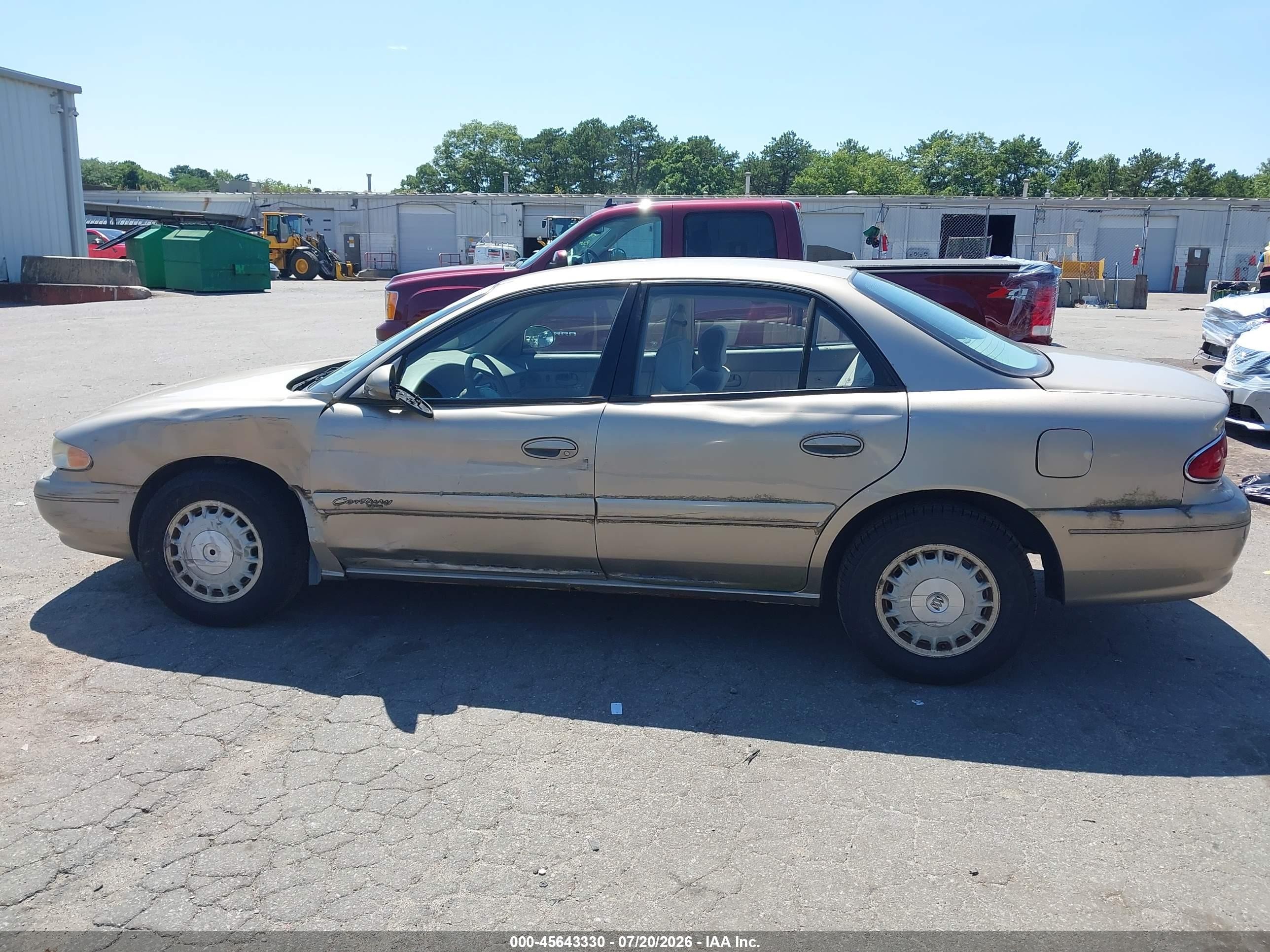2002 Buick Century Custom Gray vin: 2G4WS52J121289965