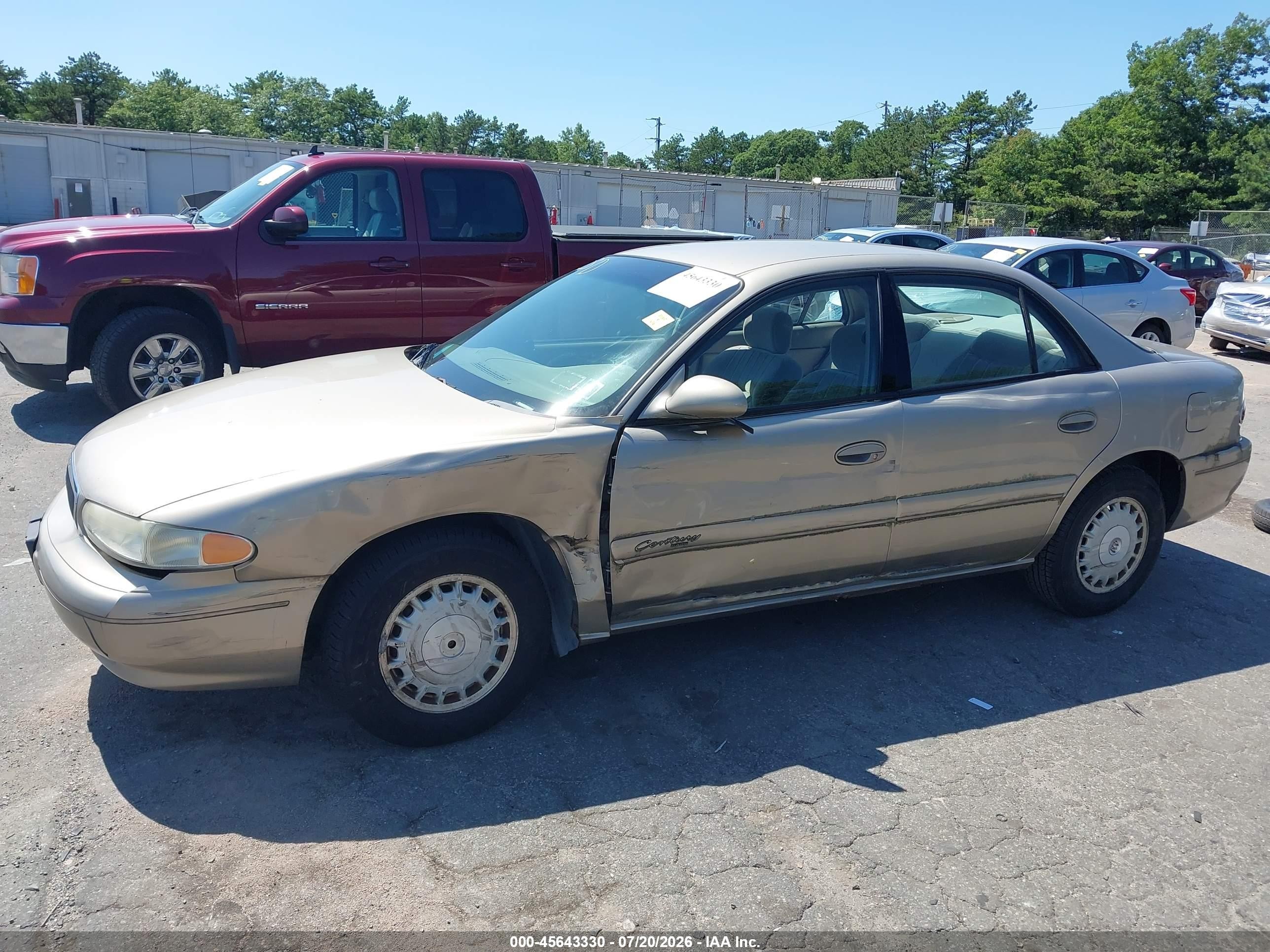 2002 Buick Century Custom Gray vin: 2G4WS52J121289965