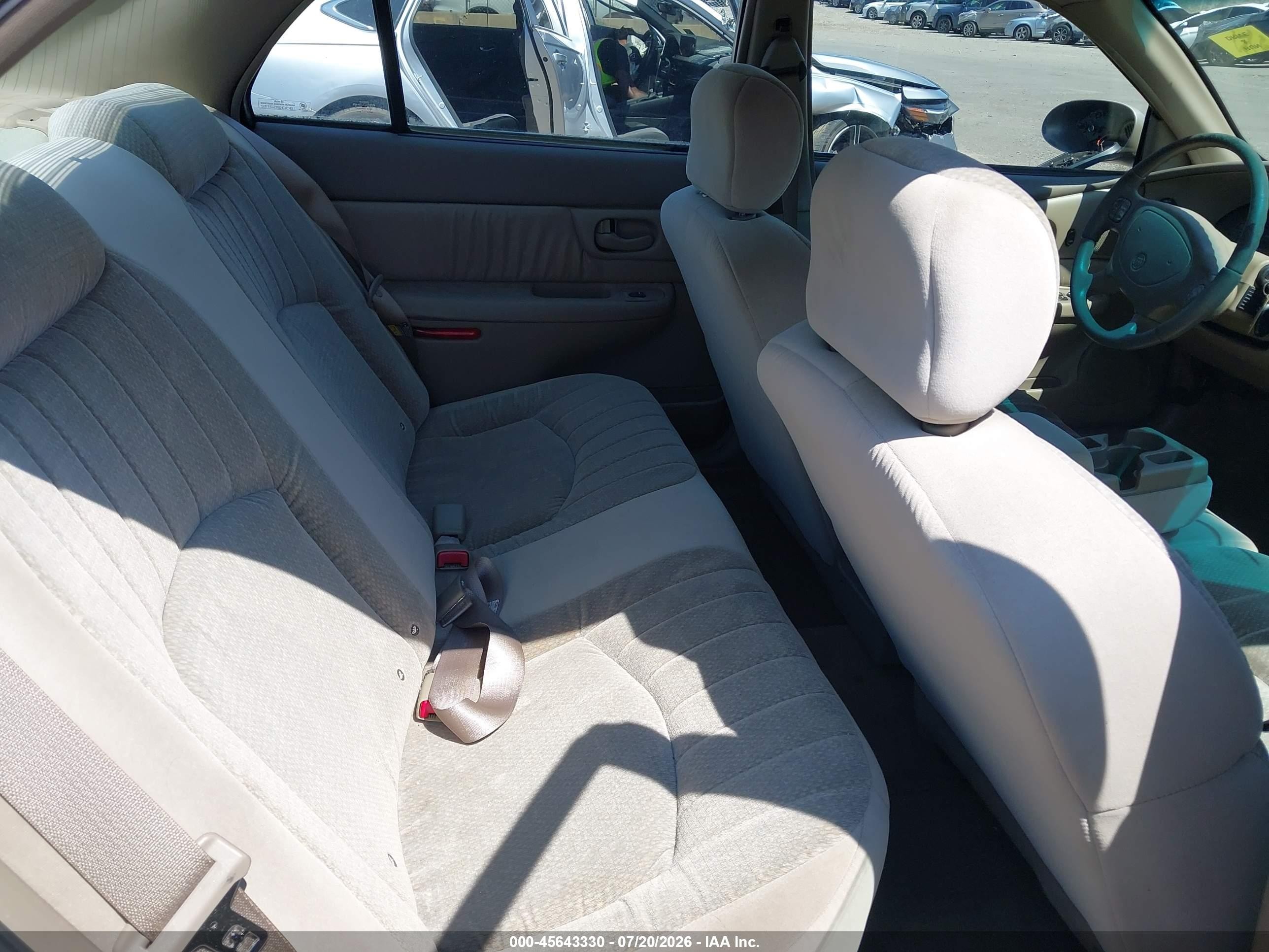 2002 Buick Century Custom Gray vin: 2G4WS52J121289965