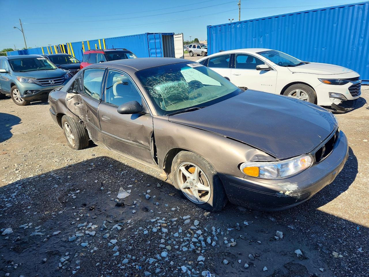 2004 Buick Century Custom Золотой vin: 2G4WS52J141180277