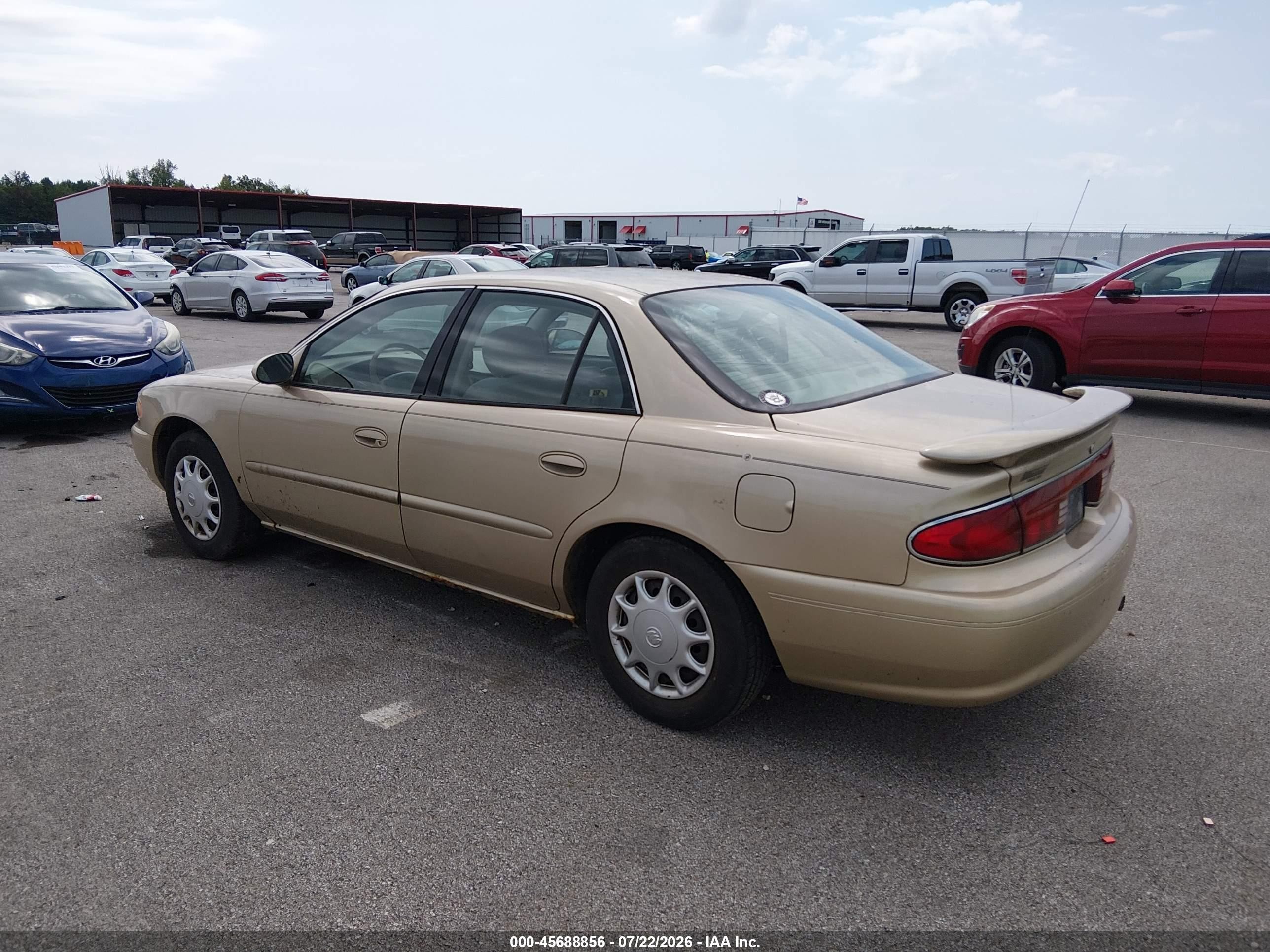 2004 Buick Century   Gold vin: 2G4WS52J141255396