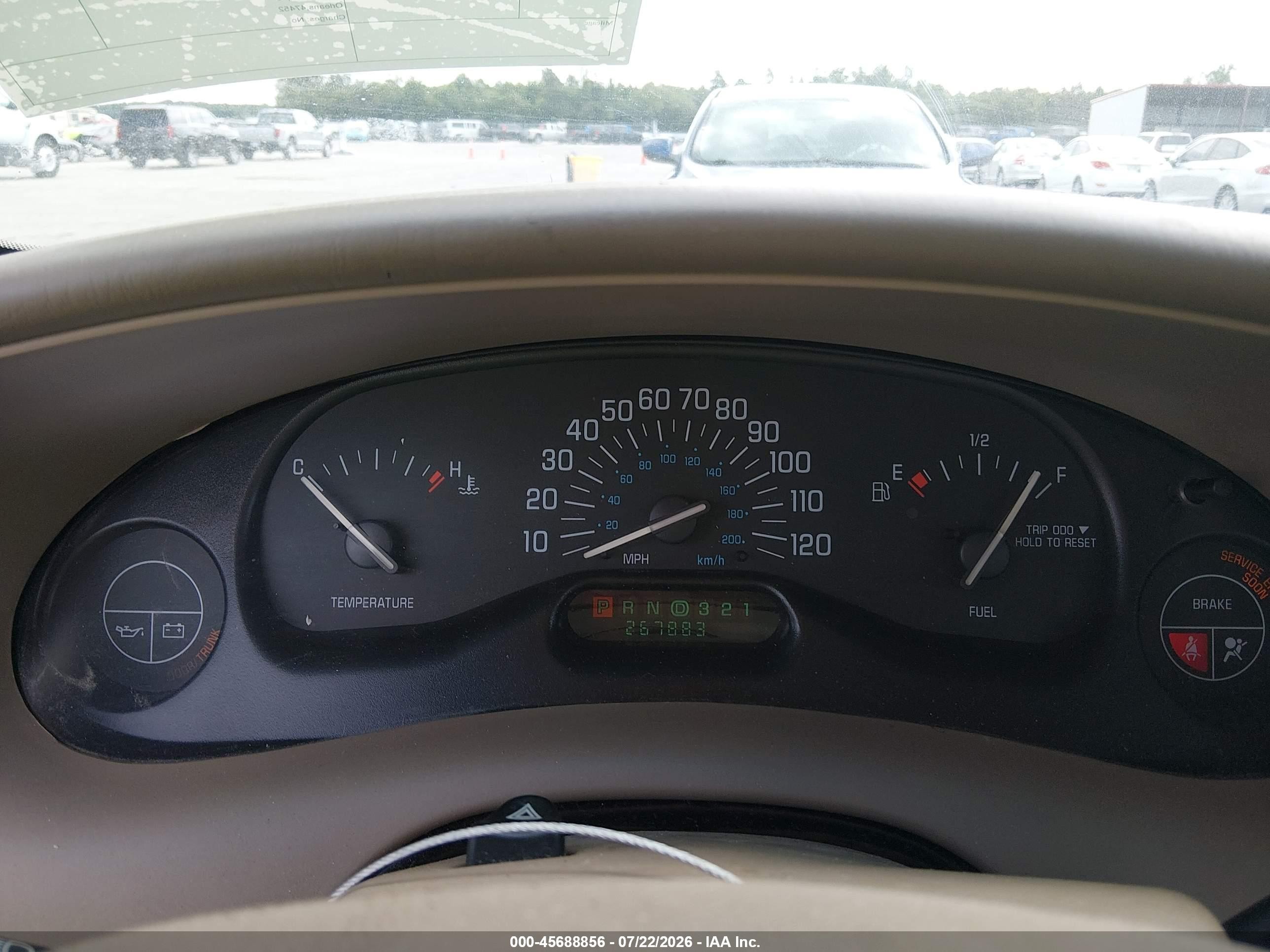 2004 Buick Century   Gold vin: 2G4WS52J141255396