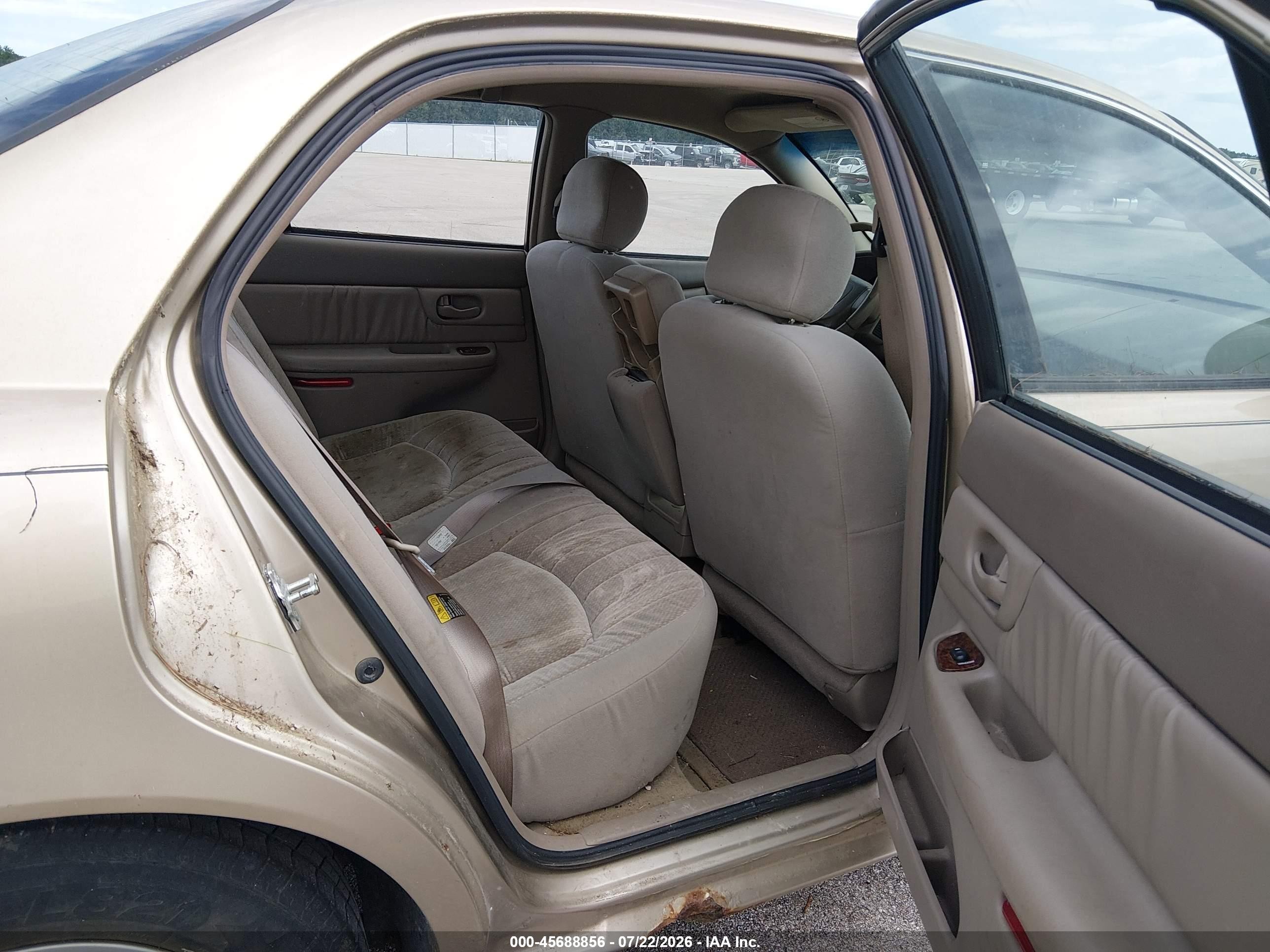 2004 Buick Century   Gold vin: 2G4WS52J141255396