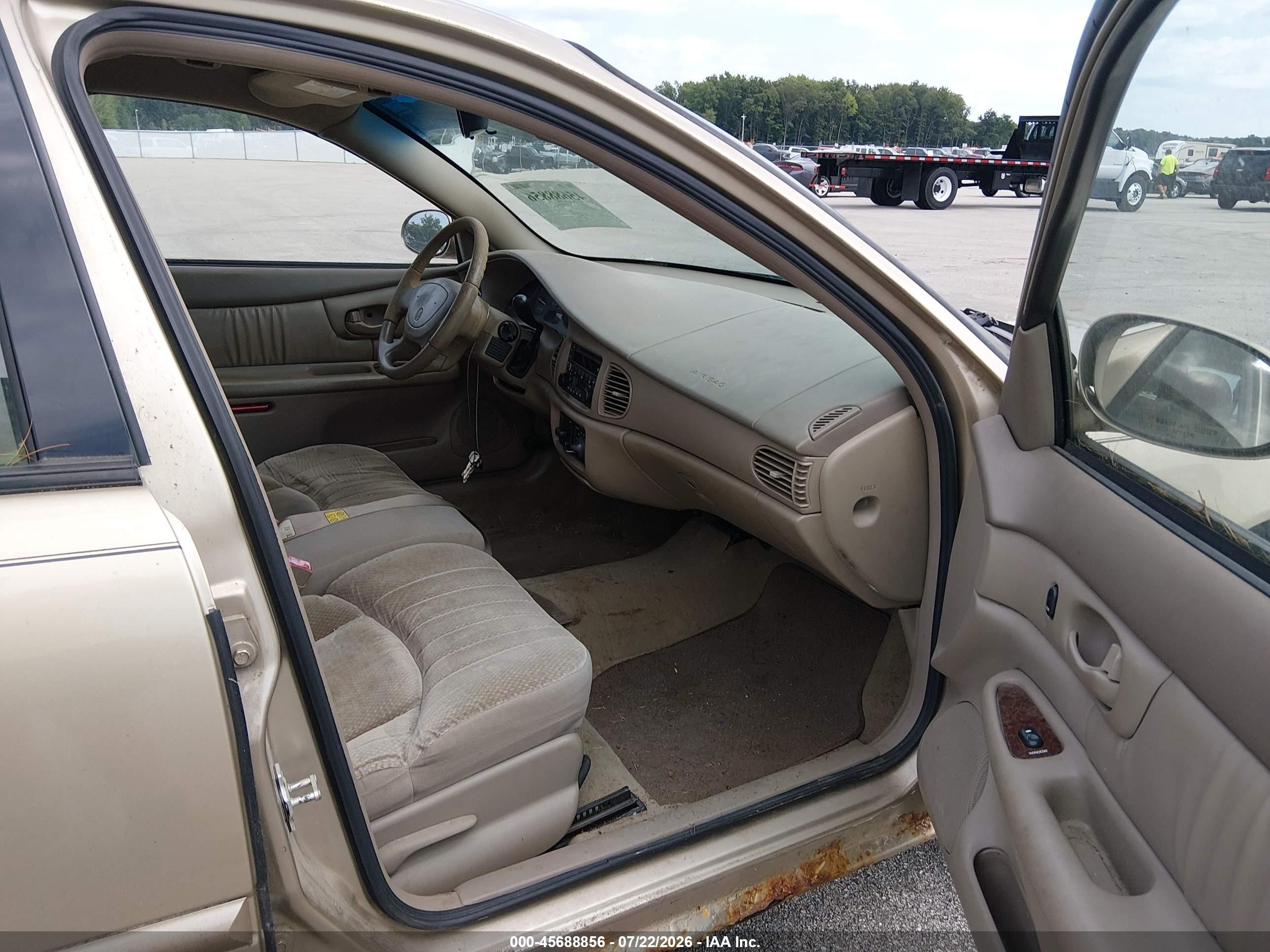 2004 Buick Century   Gold vin: 2G4WS52J141255396