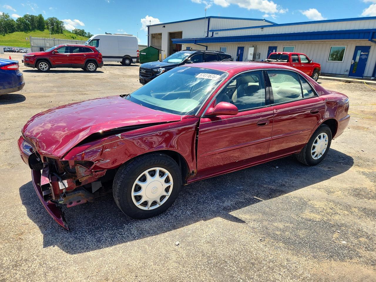 2005 Buick Century Custom Red vin: 2G4WS52J151115723