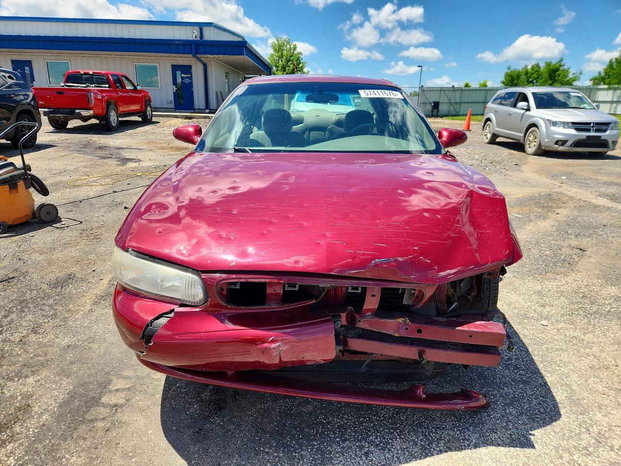 2005 Buick Century Custom Red vin: 2G4WS52J151115723