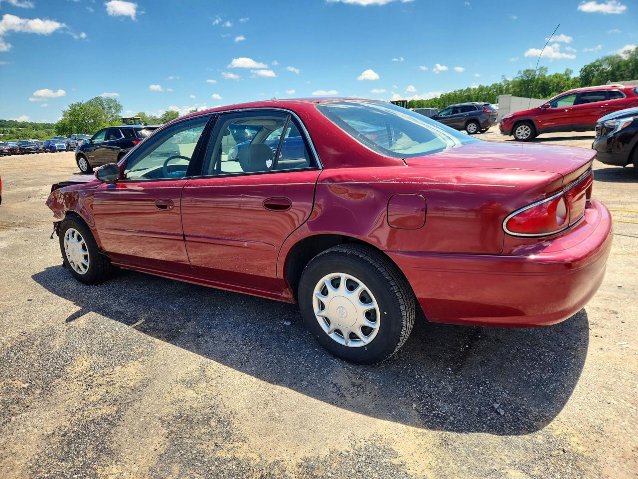 2005 Buick Century Custom Red vin: 2G4WS52J151115723