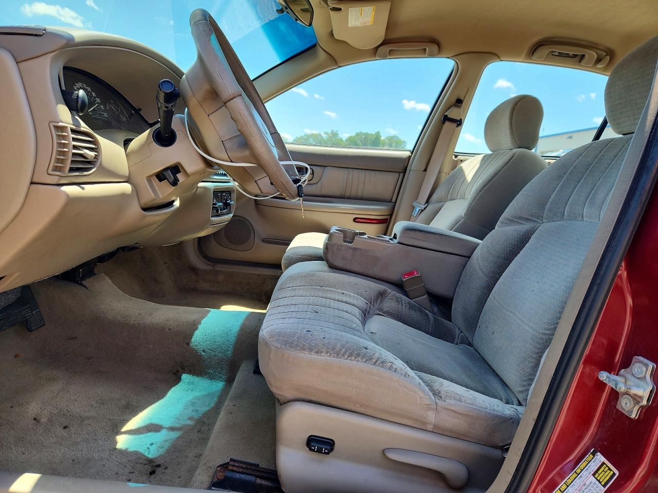 2005 Buick Century Custom Red vin: 2G4WS52J151115723