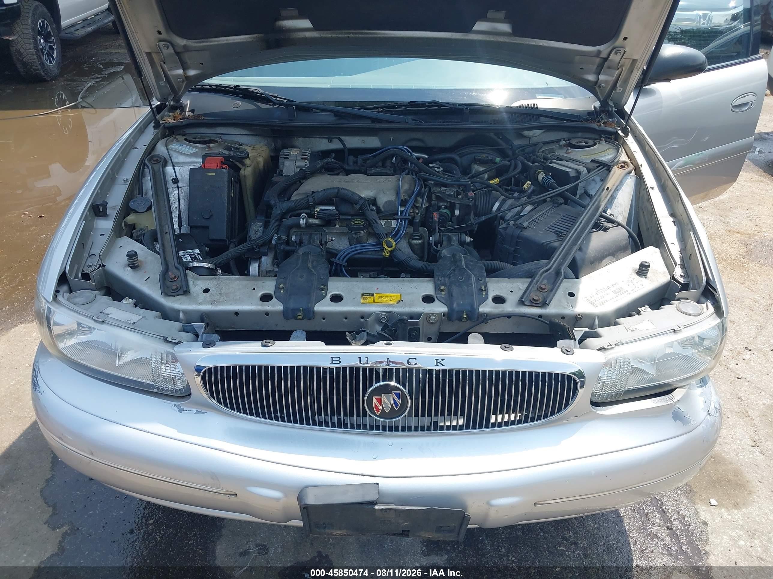 2001 Buick Century Custom Silver vin: 2G4WS52J211137546