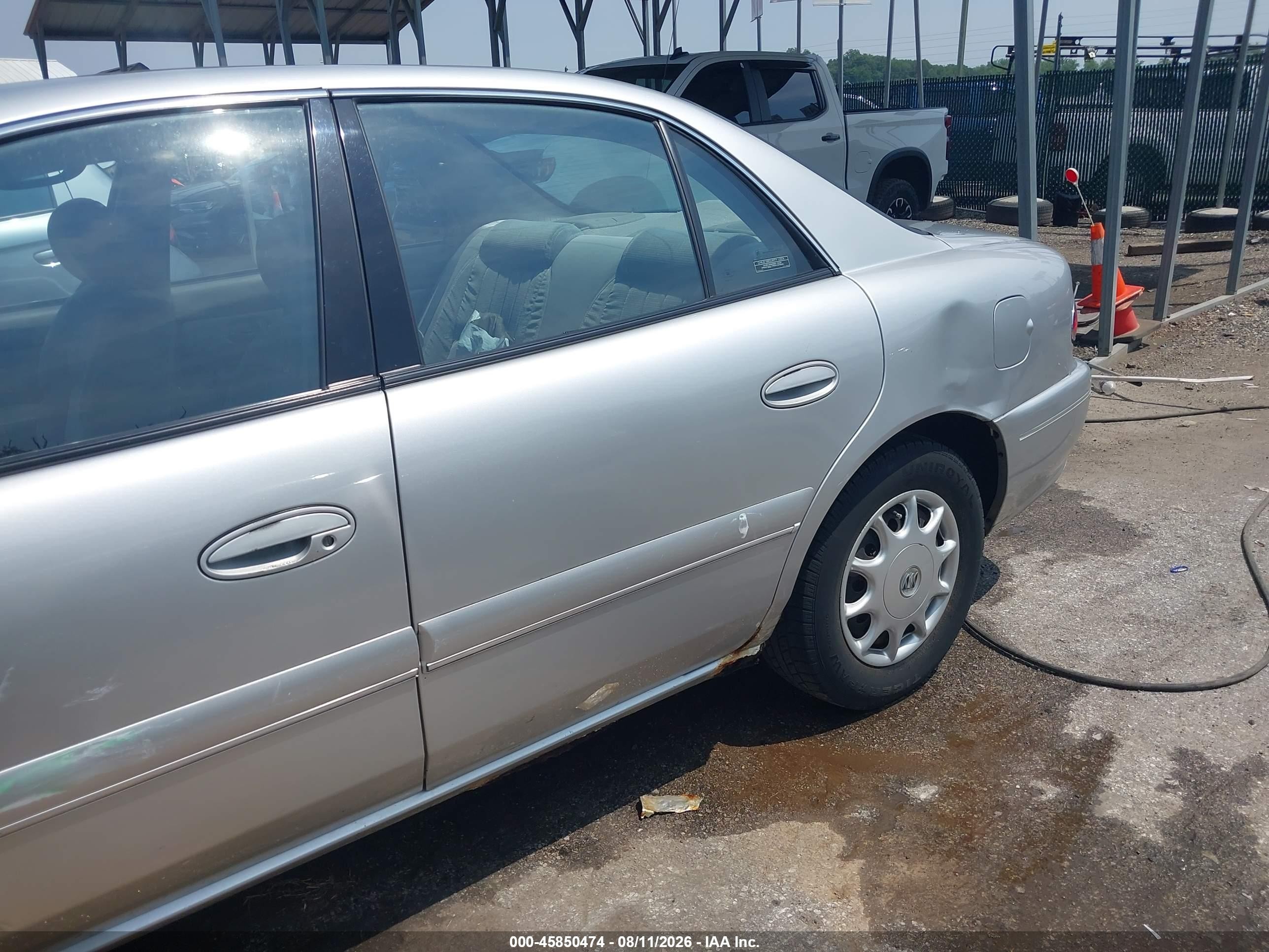 2001 Buick Century Custom Silver vin: 2G4WS52J211137546