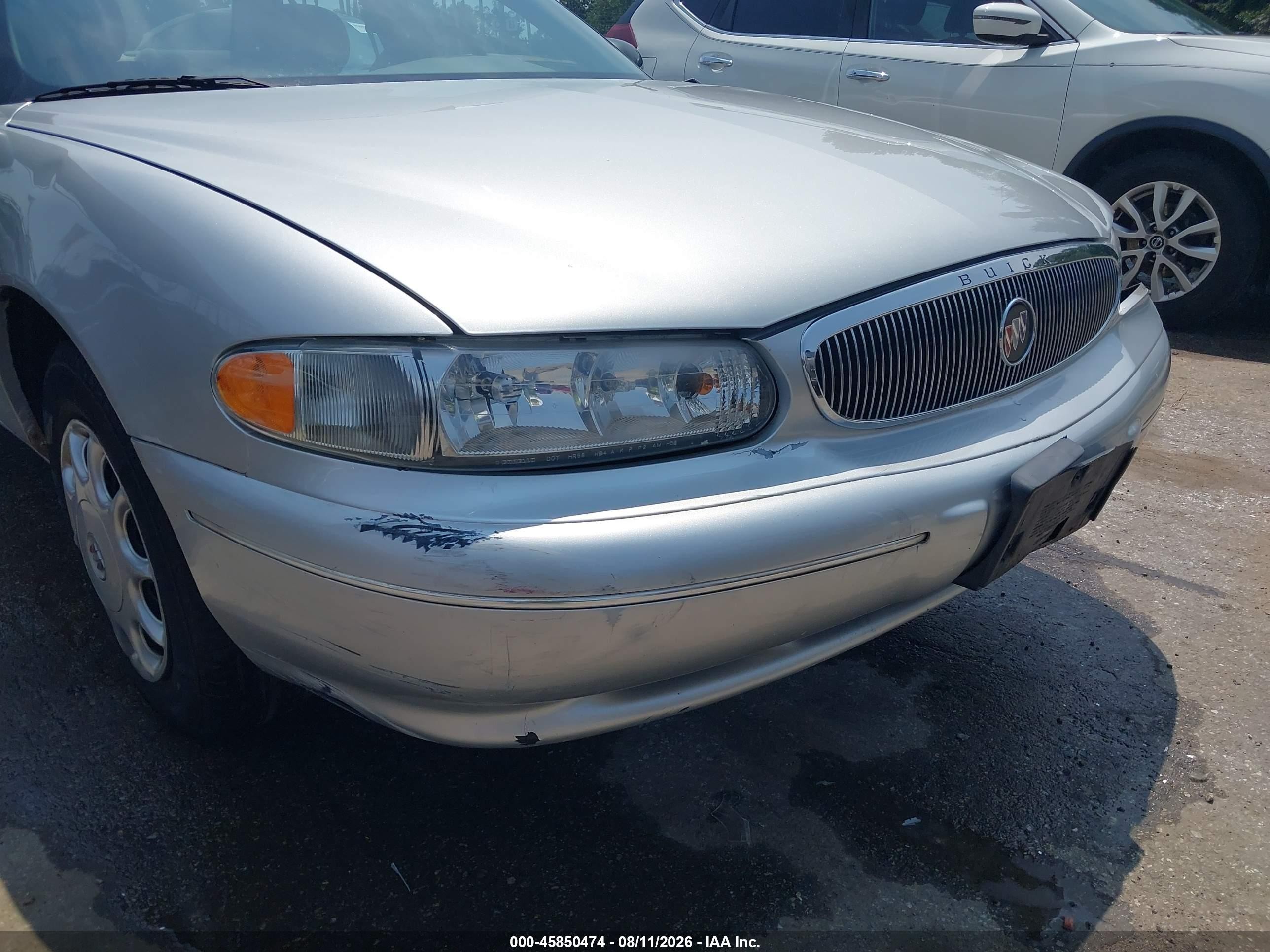 2001 Buick Century Custom Silver vin: 2G4WS52J211137546